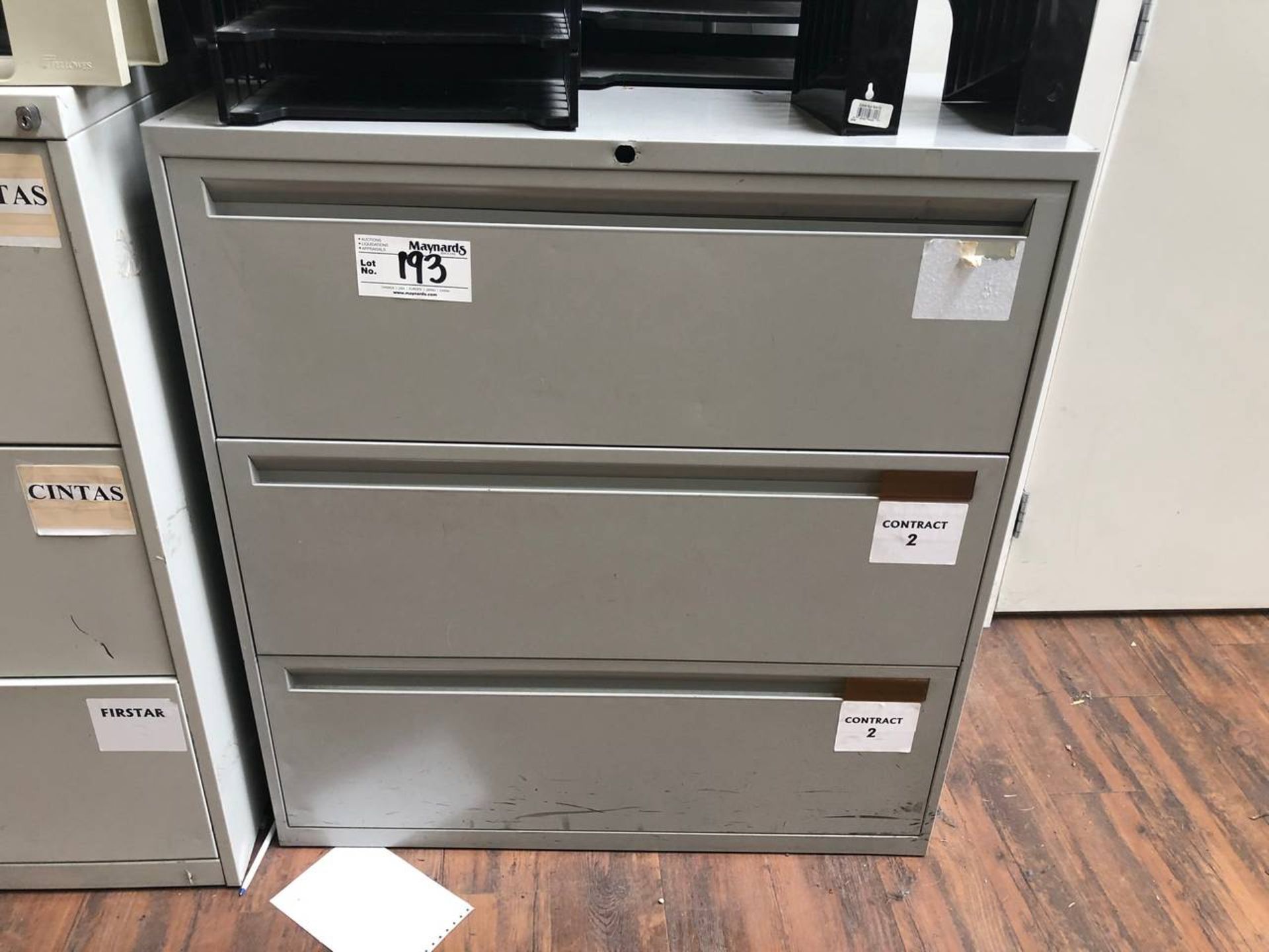 3 drawer grey metal file cabinet,