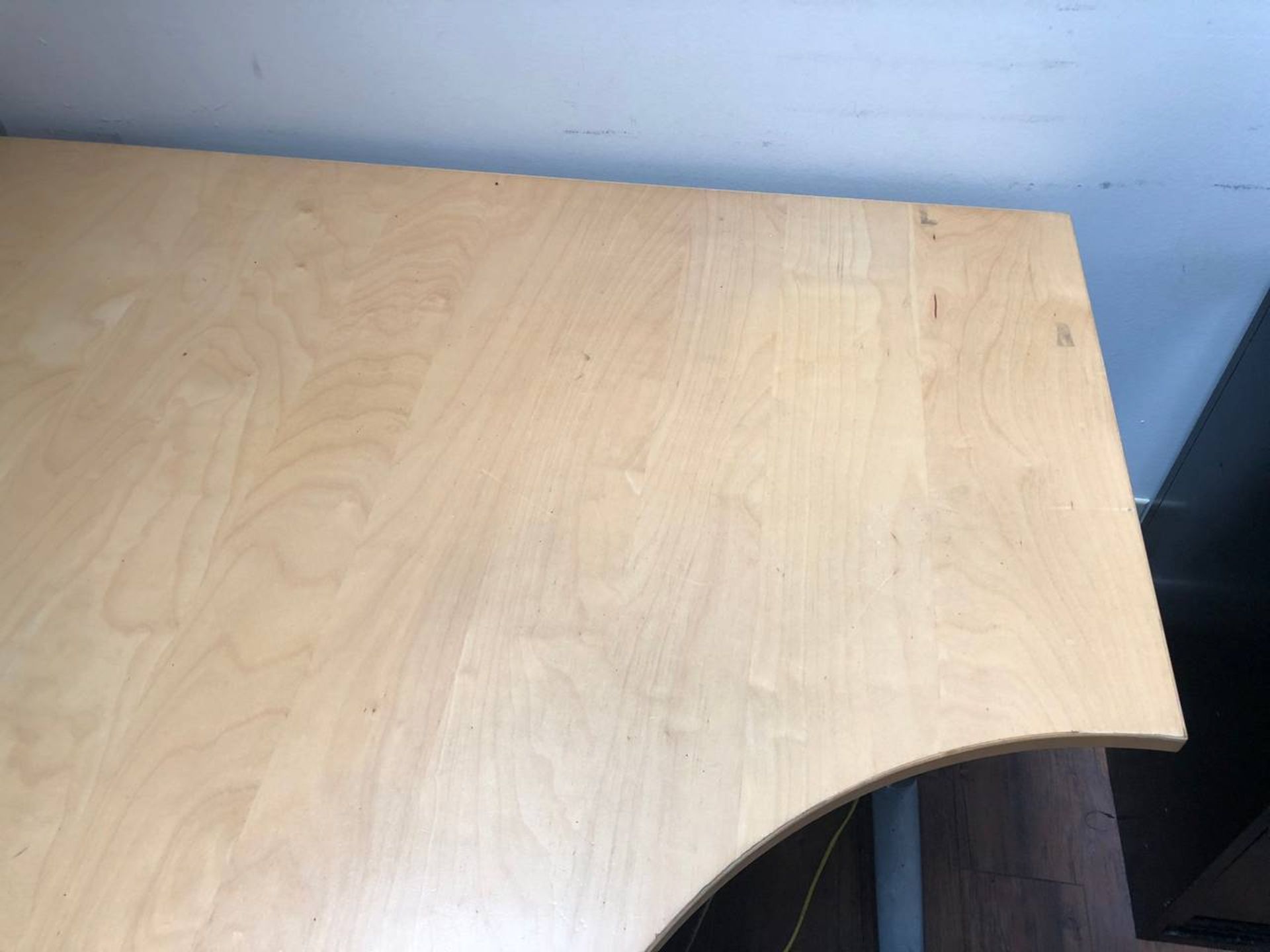 Ikea corner maple desk, - Image 3 of 4