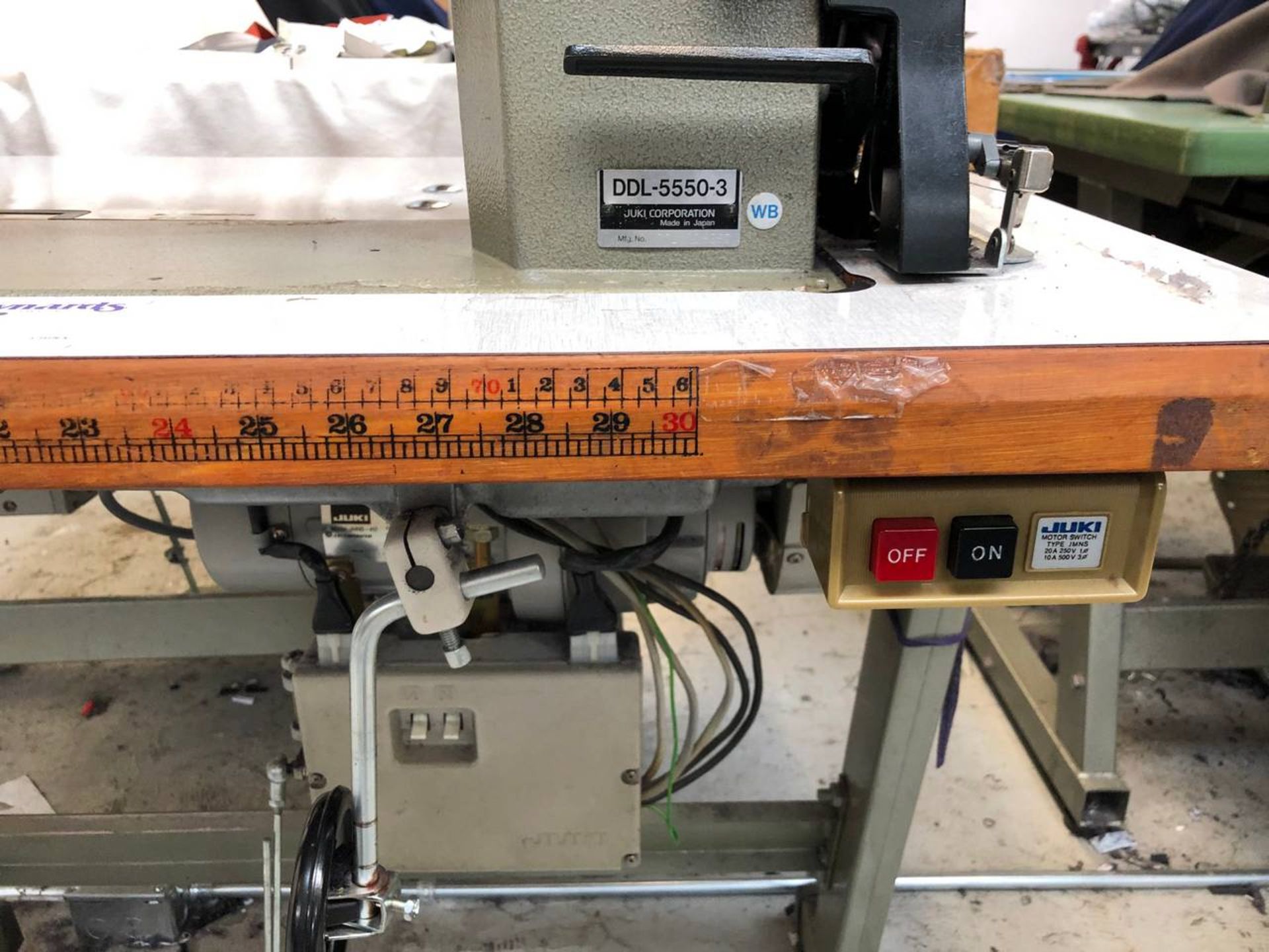 Juki DDL-5550-3 Single needle sewing machine, - Image 9 of 9