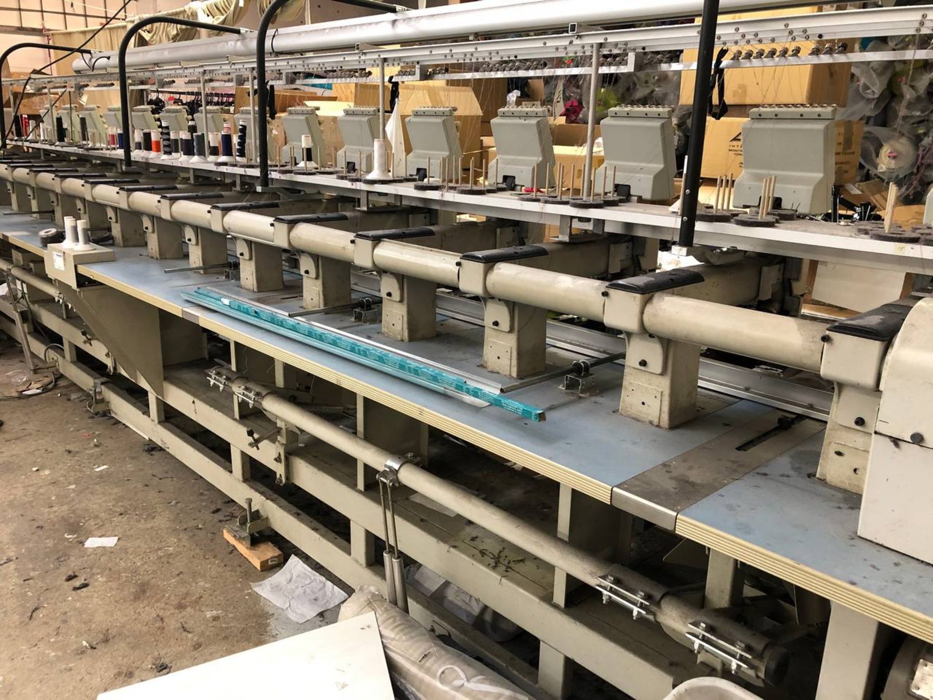 1995 BARUDAN NSME-YN-15 15 Head Embroidery Machine, - Image 15 of 21