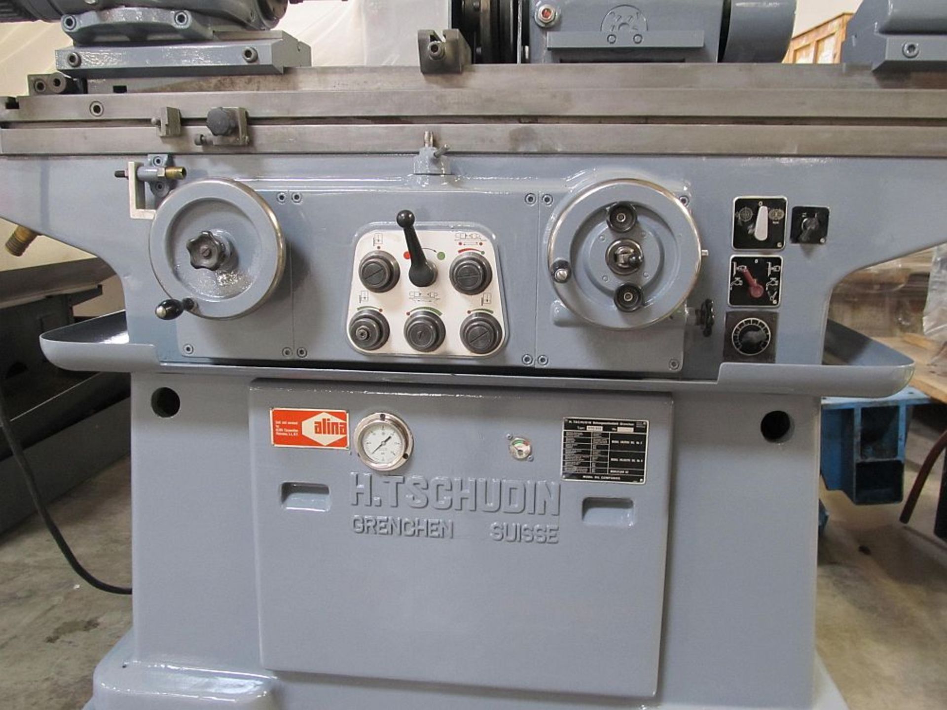 8" x 24" Tschudin HTG-600 Precision Universal ID/OD Cylindrical Grinder, Swing-down ID grinding - Bild 6 aus 9
