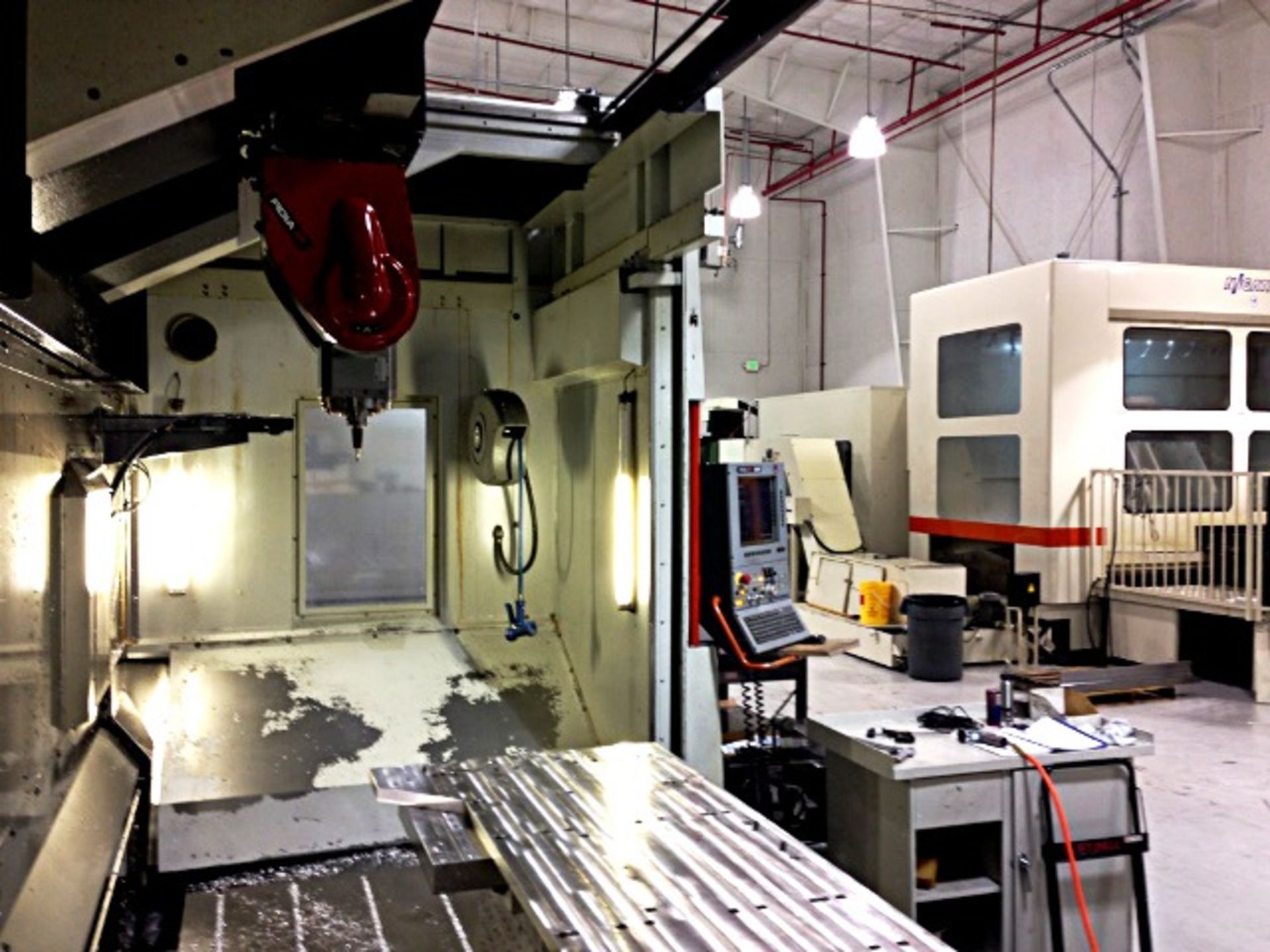 Fidia K414 5-Axis High Speed Machining Center, Fidia C-20 Control, 165"x43"x55" *Spindle Needs Work* - Image 9 of 14