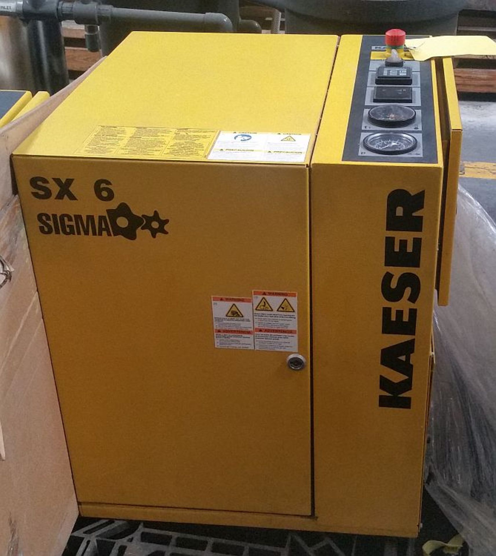 5 HP Kaeser SX 6 Rotary Screw Air Compressor, 110 PSI, s/n 1069, New 2012