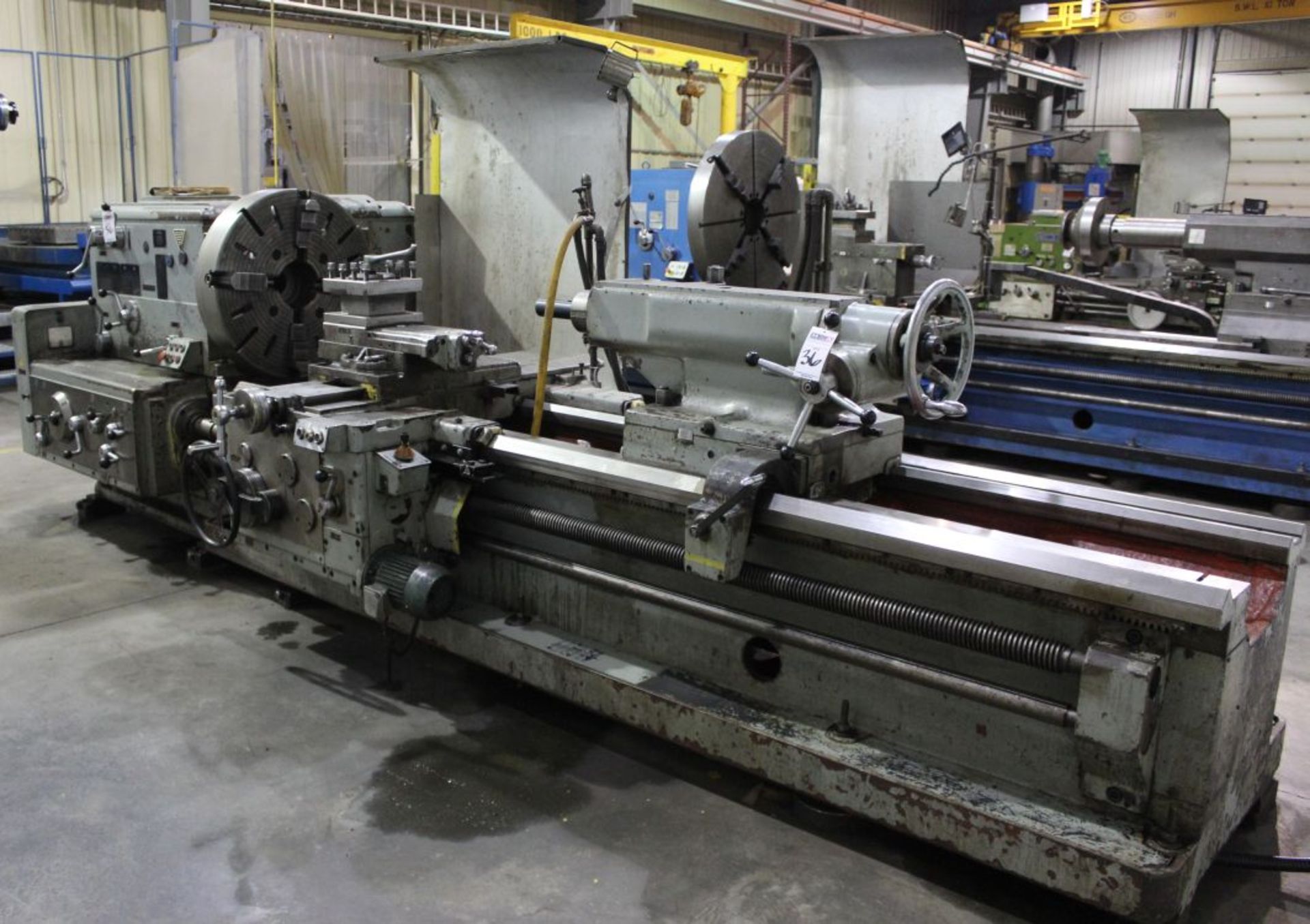 Stanko IA64 Engine Lathe, 31 1/2" x 110", 17" OCS, taper, I/M threading, s/n 393, new late 1960's - Bild 2 aus 6