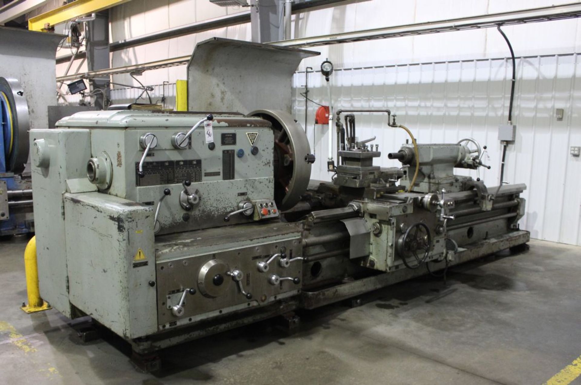 Stanko IA64 Engine Lathe, 31 1/2" x 110", 17" OCS, taper, I/M threading, s/n 393, new late 1960's