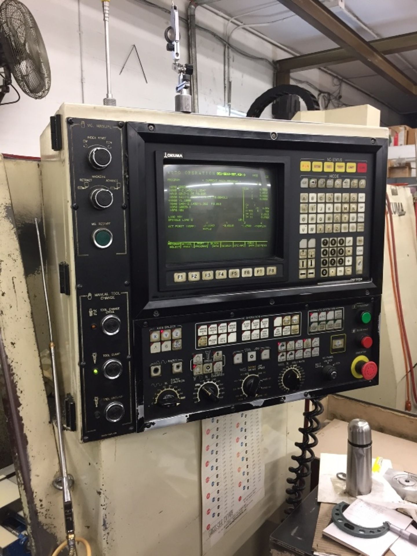 Okuma Cadet 40"X20"X20", 8K RPM, NT #40, 20 ATC, OSP 5020M, Chip Pan - Image 4 of 5