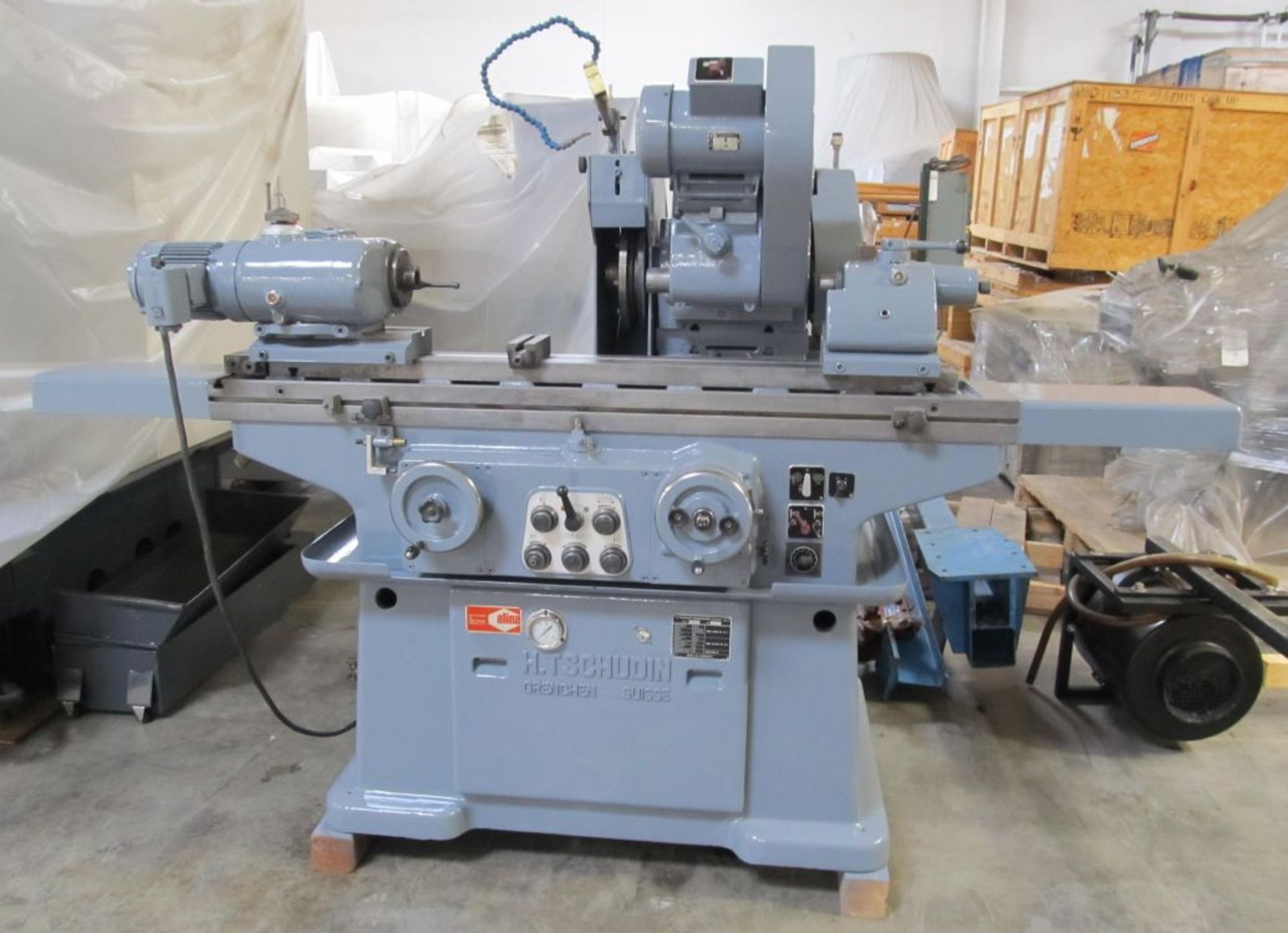 8" x 24" Tschudin HTG-600 Precision Universal ID/OD Cylindrical Grinder, Swing-down ID grinding