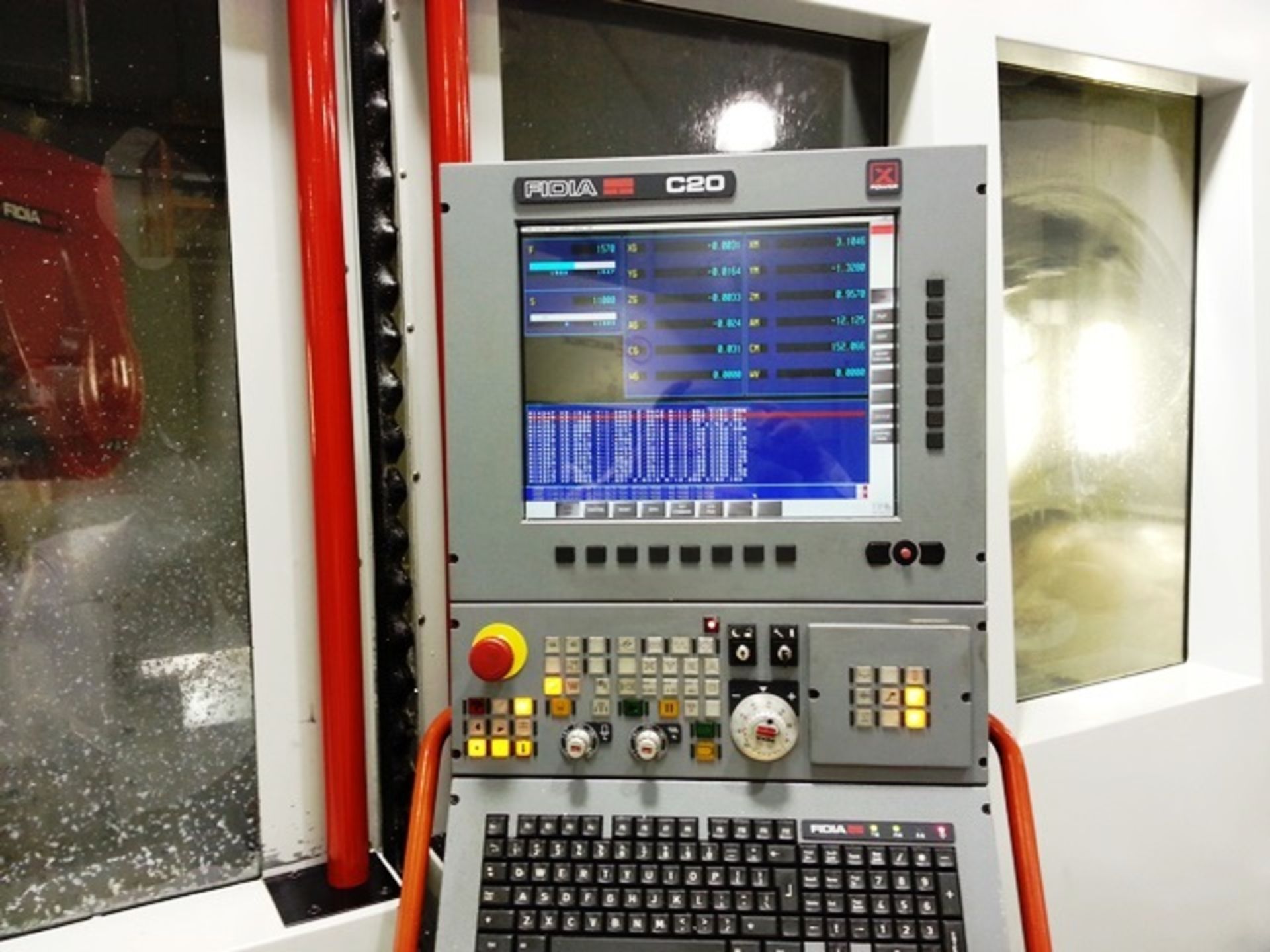 Fidia K414 5-Axis High Speed Machining Center, Fidia C-20 Control, 165"x43"x55" *Spindle Needs Work* - Image 13 of 14