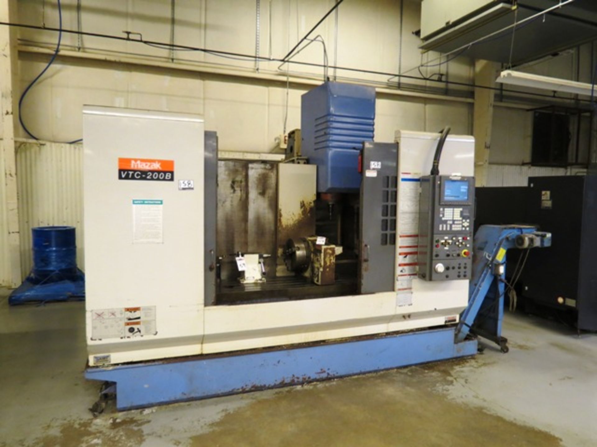 Mazak VTC200B 4-Axis VMC, Mazatrol PC-Fusion 640M ctrl, 44.1" x 20.1" x 20.1" travels, 10000 RPM, - Image 4 of 8