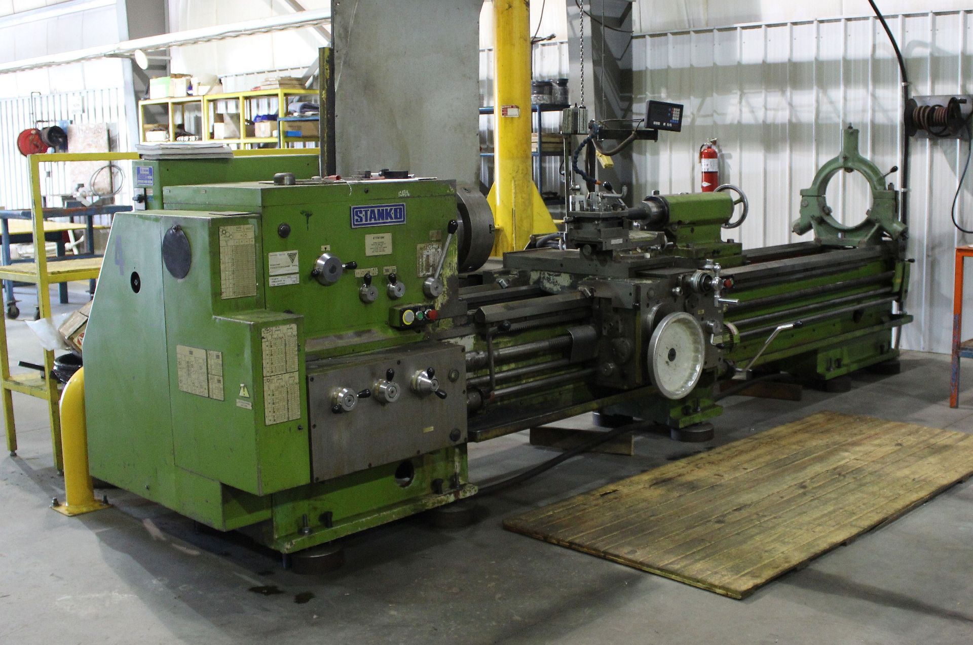 STANKO IM63N-3 27 1/2" x 120", DRO, taper, I/M threading, 13.75" OCS, s/n IM63N-3, 1998 - Image 2 of 5