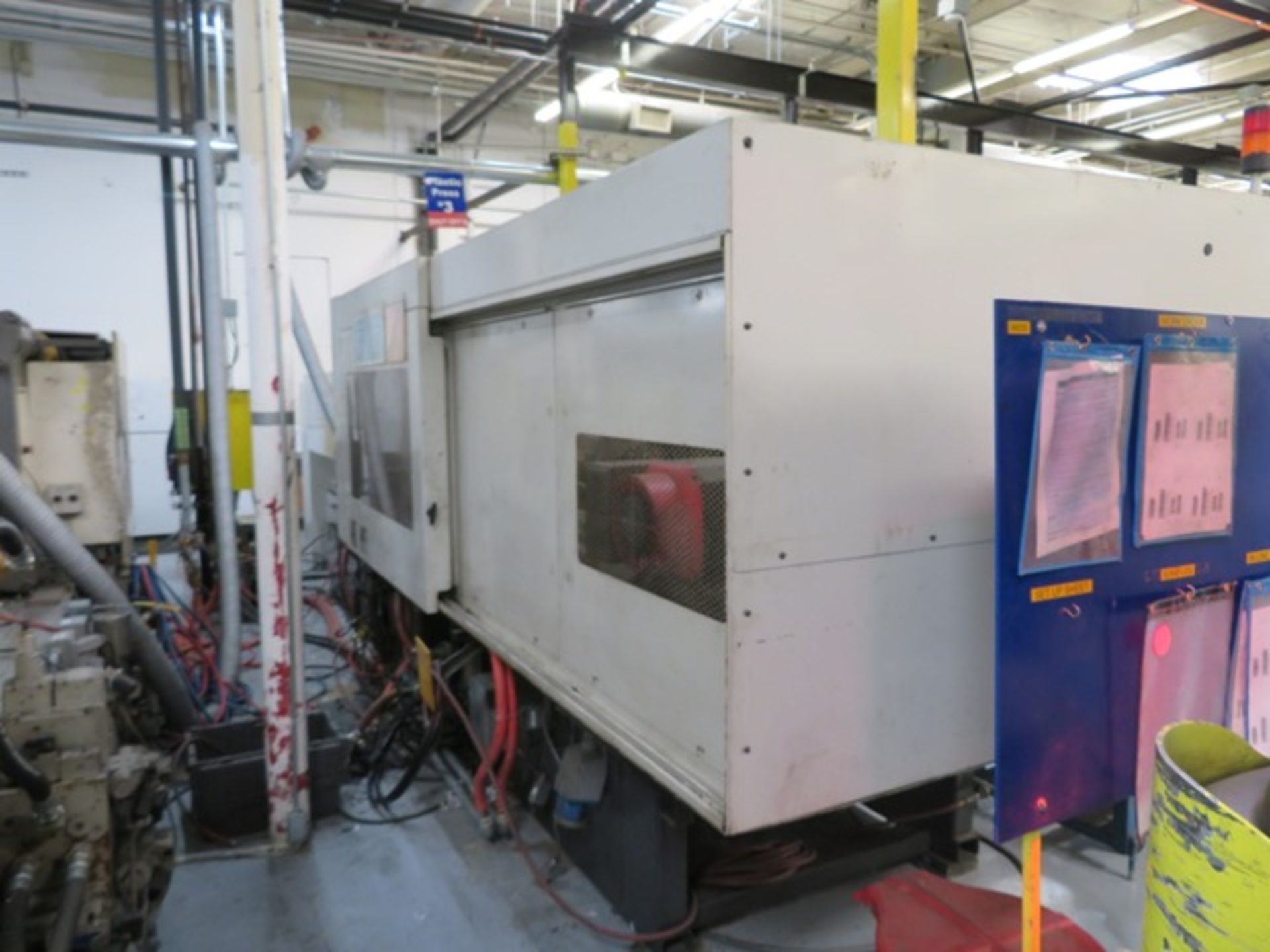 330 Ton 34 Oz. Cincinnati Powerline NT300 Electric Injection Molding Machine, Camac Xtreem NT, - Image 4 of 8