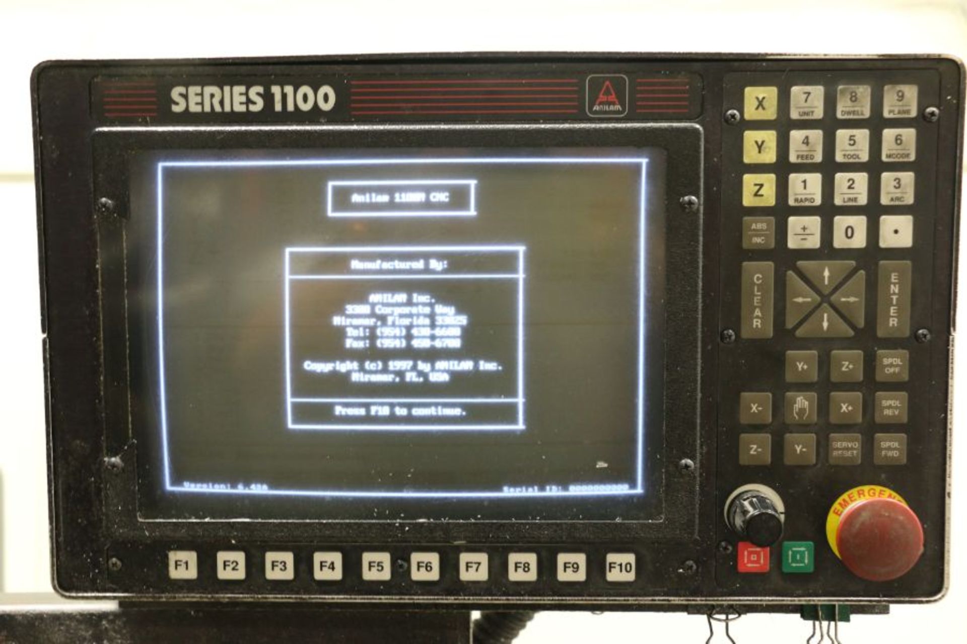 Lagun Deluxe 3 2-Axis CNC Mill, Anilam Series 1100 Control, 54" x 11" Table, s/n 37603 - Image 5 of 8