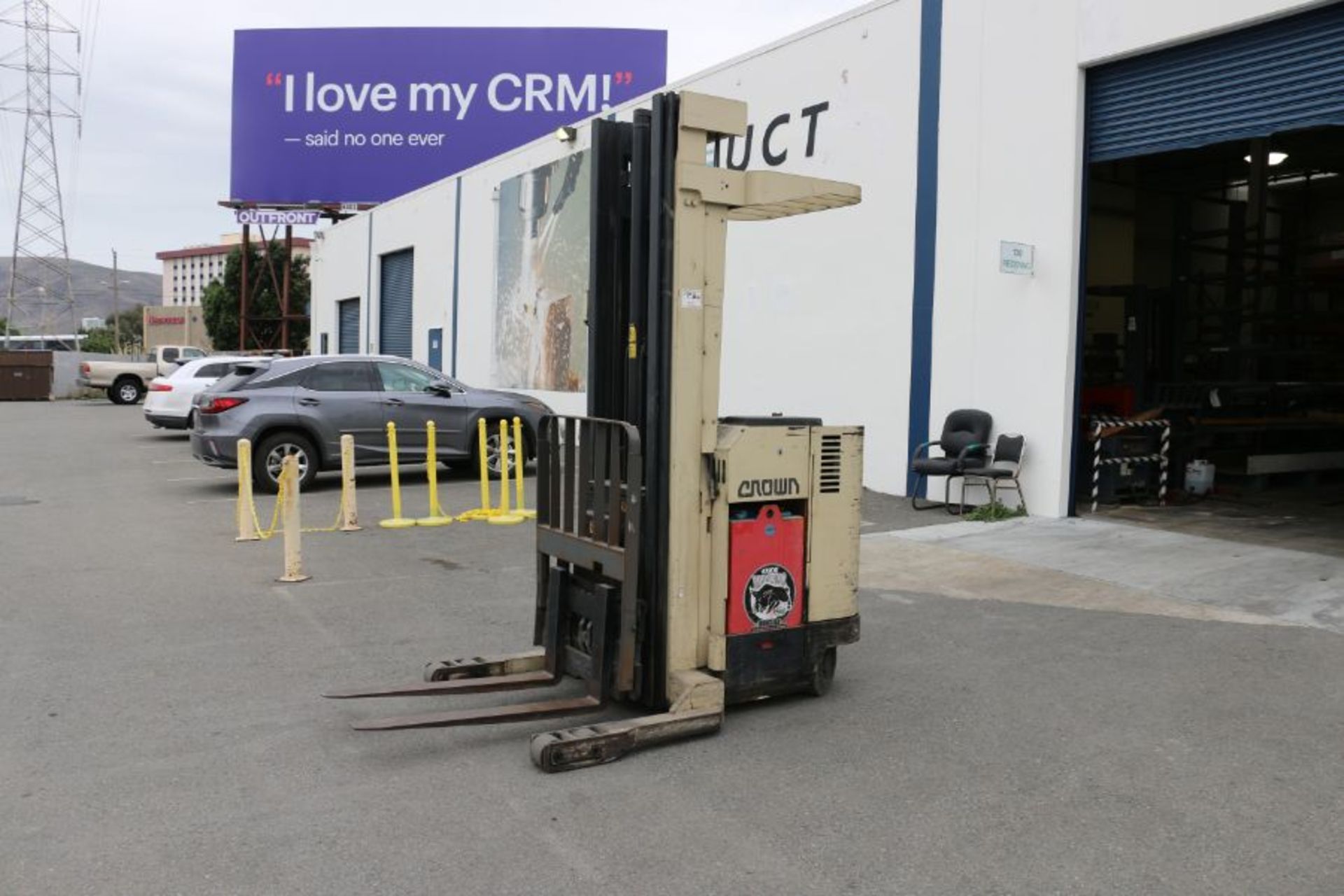 Crown 35RRTT 3500Lbs. Standing Electric Forklift, s/n 1A122215 - Image 2 of 6