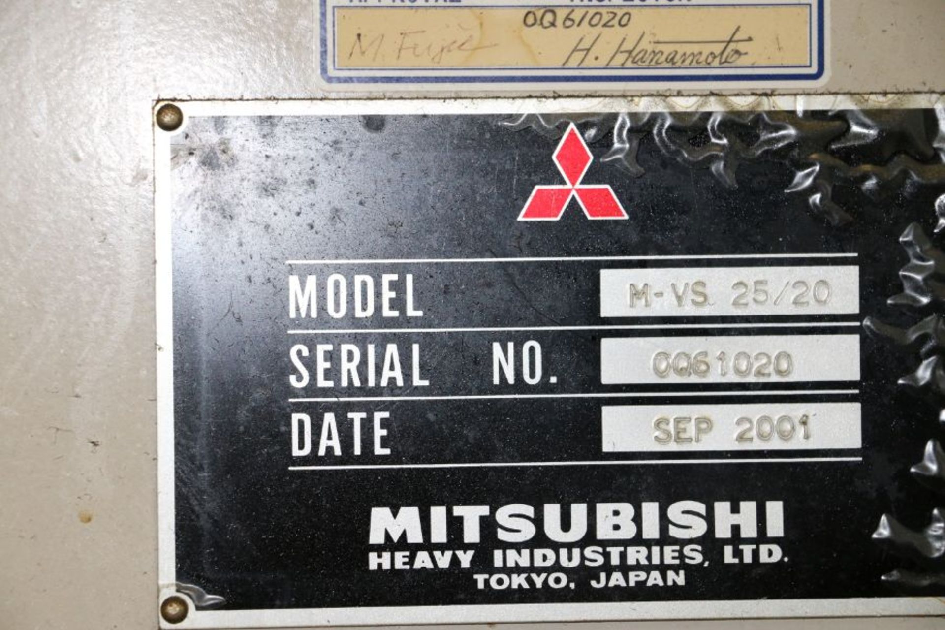 Mitsubishi M-VS 25/20 CNC 5-Face Vertical Bridge-Type Machining, Fanuc 18iM Control, 165”x98”x72”, - Image 11 of 11
