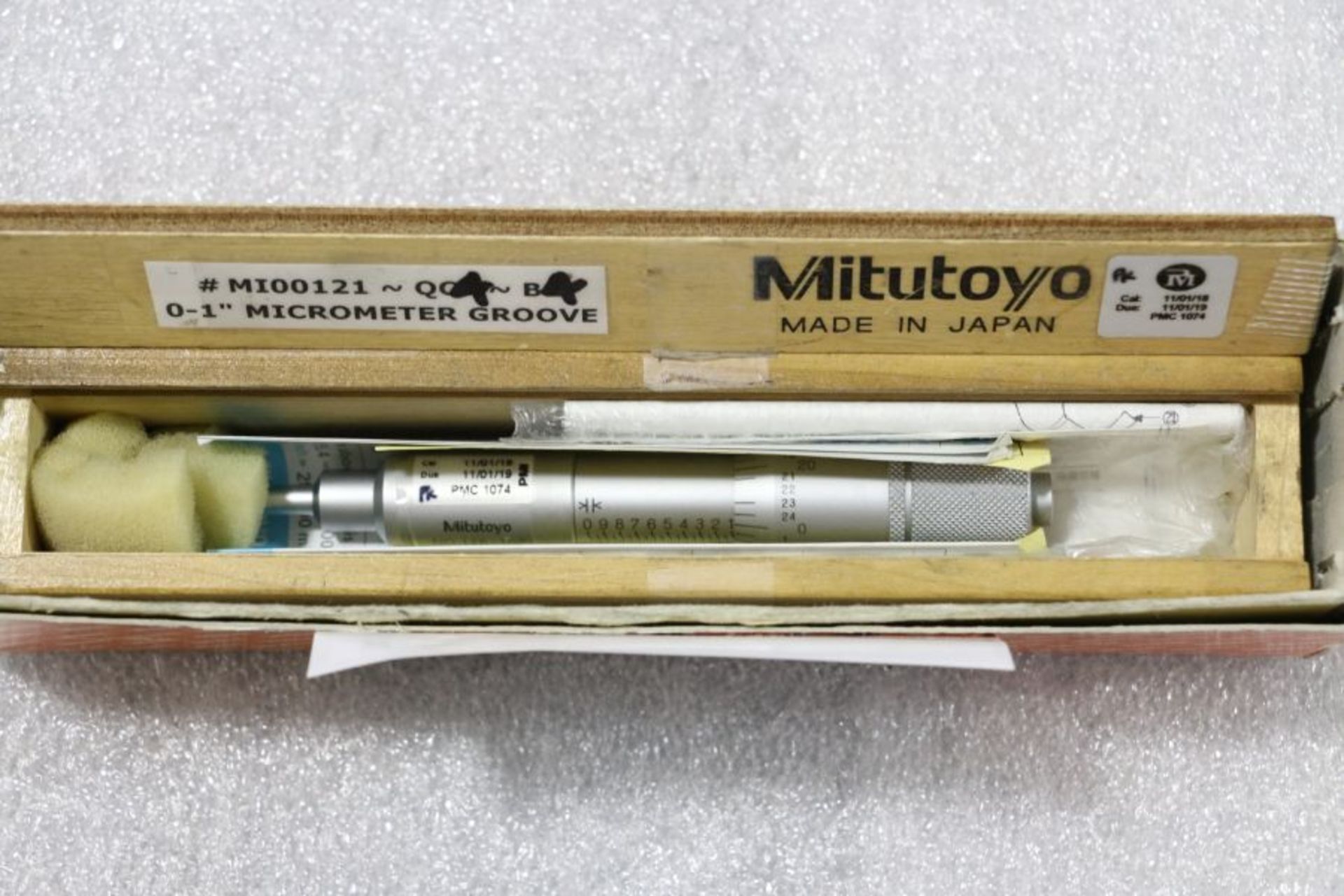 Mitutoyo 0 - 1" Groove Micrometer - Image 2 of 4