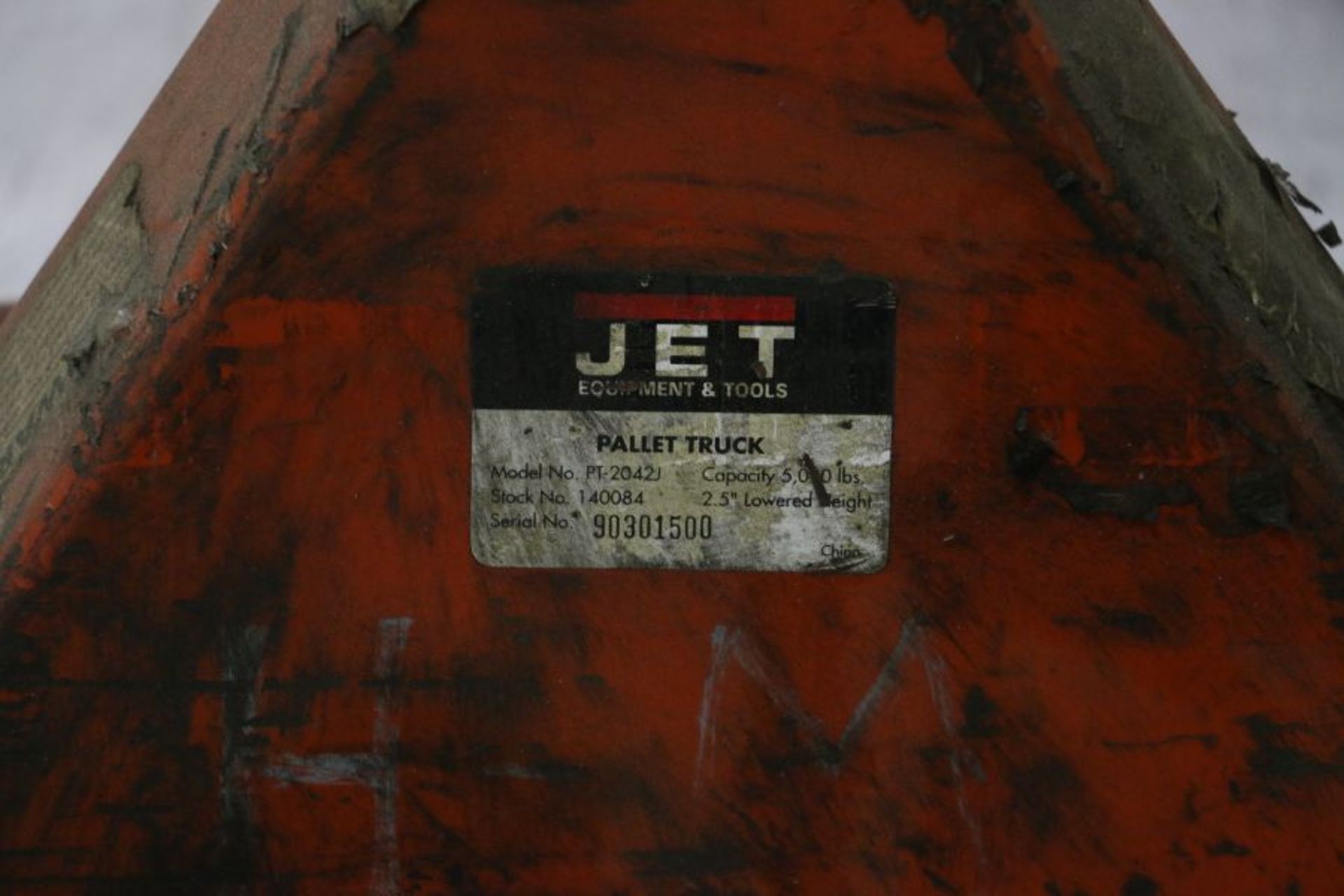 Jet 5000Lbs. Cap. Narrow Fork Pallet Jack - Image 4 of 4