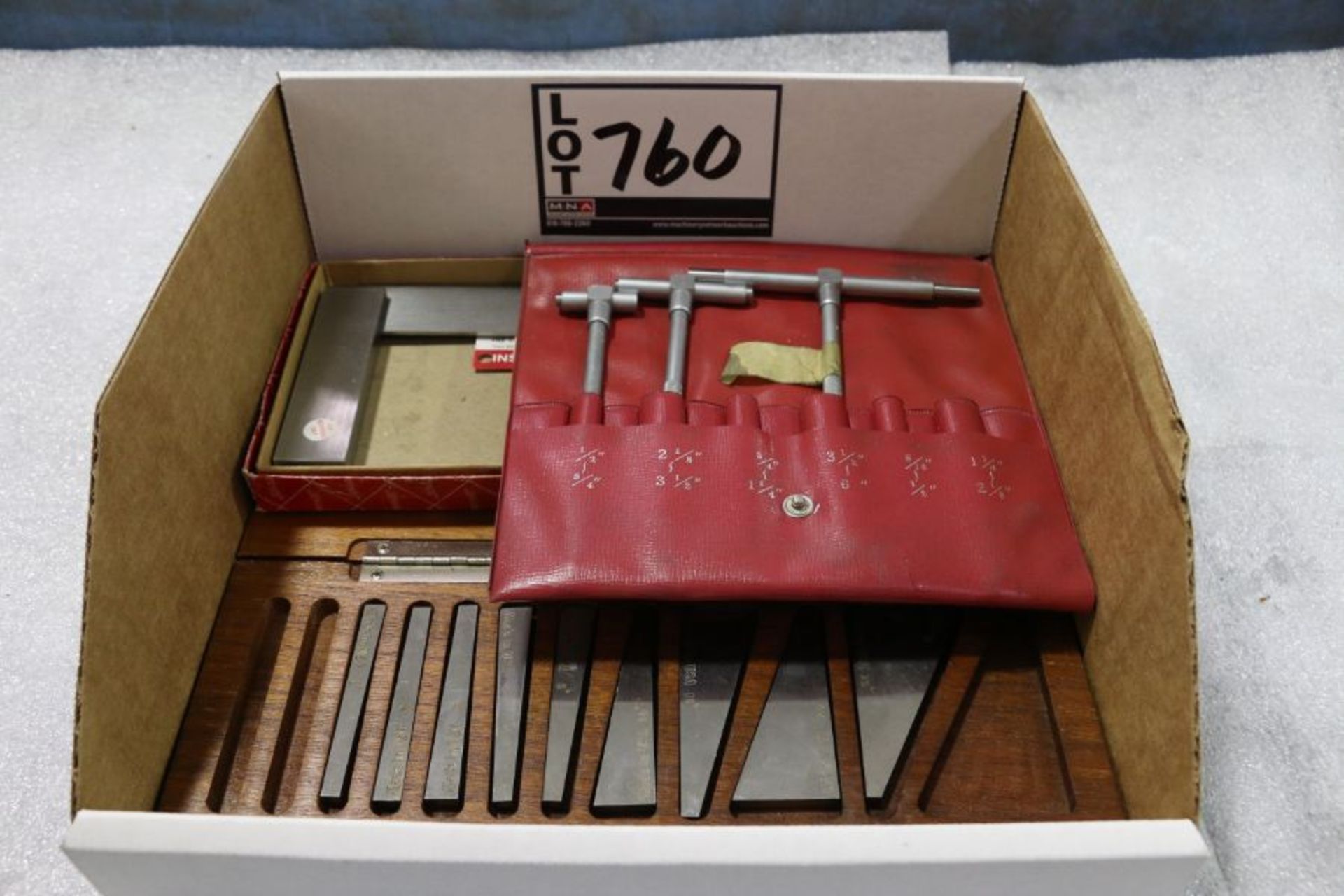 Assorted Inspection Equipment Starrett Square, SPI Telescoping Gage Set, SPI Angualar Standards - Image 2 of 3