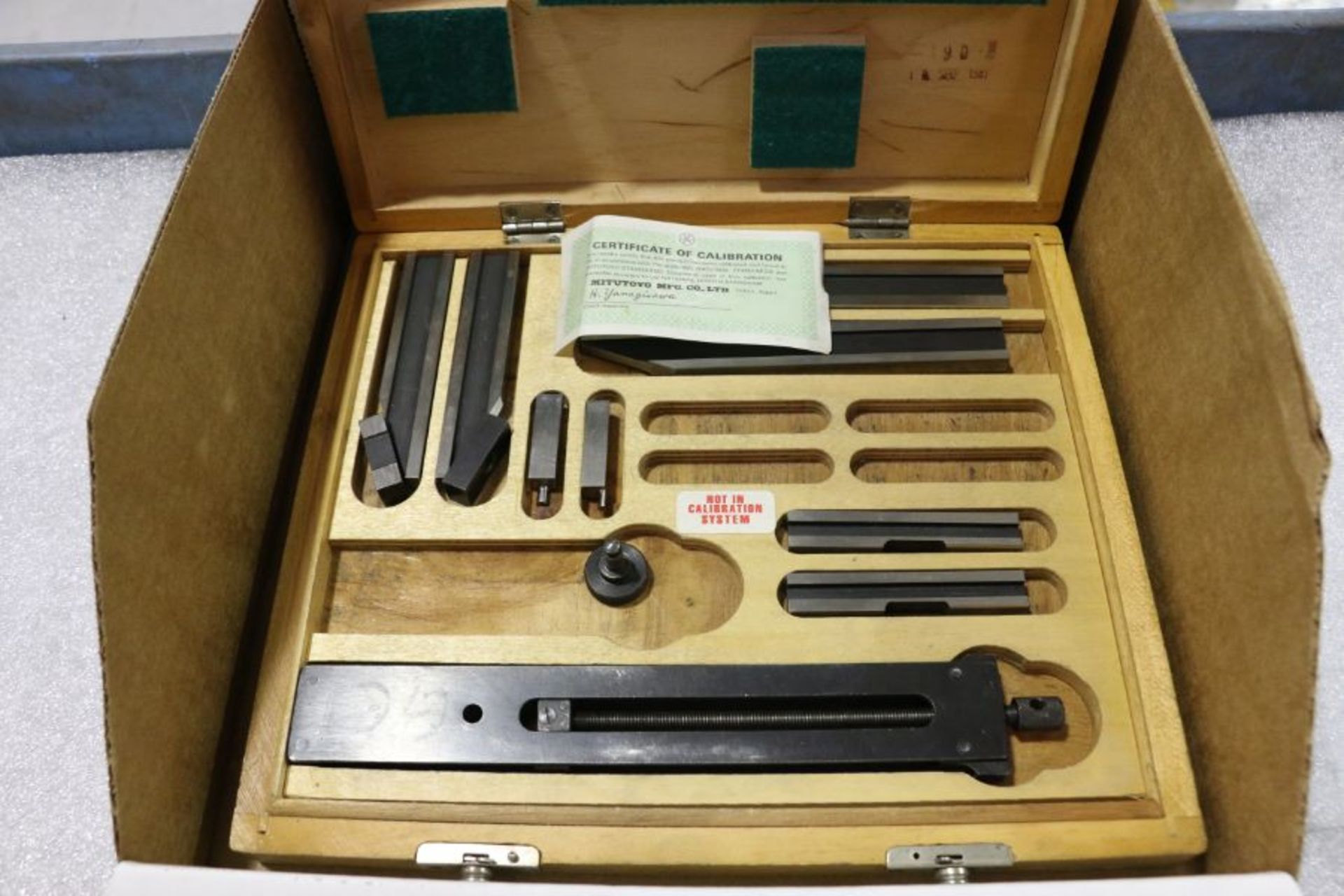 Assorted Inspection Equipment, Sine Bars, Gage Blocks, Thread Measuring Wire Sets, Square, and - Image 3 of 4