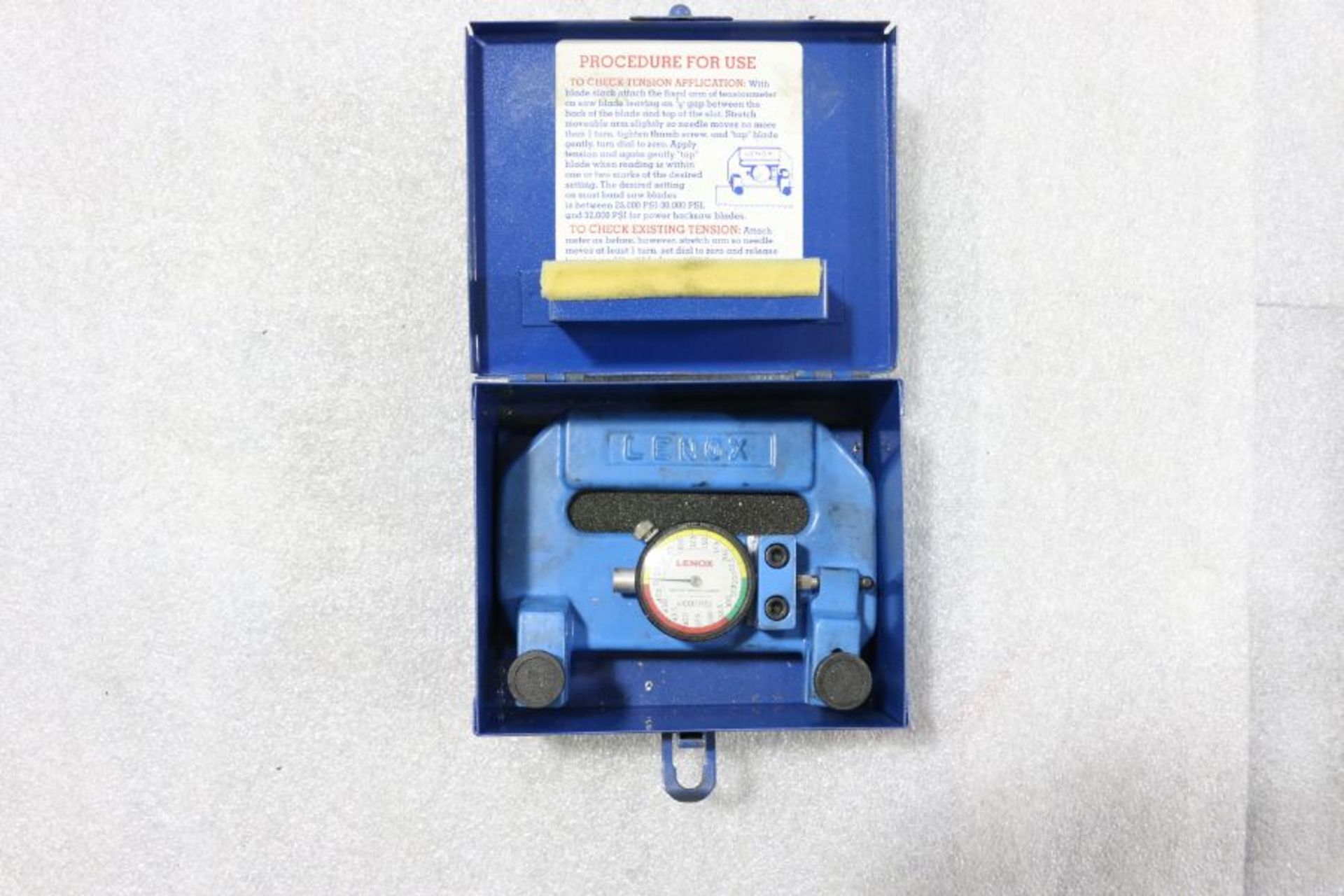 Lenox Tension Meter