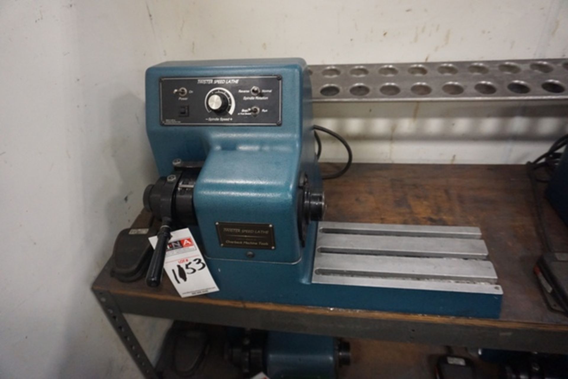 Overbeck Machine LT-1B Twister Speed Lathe, 5C Collet Bench Top Lathe