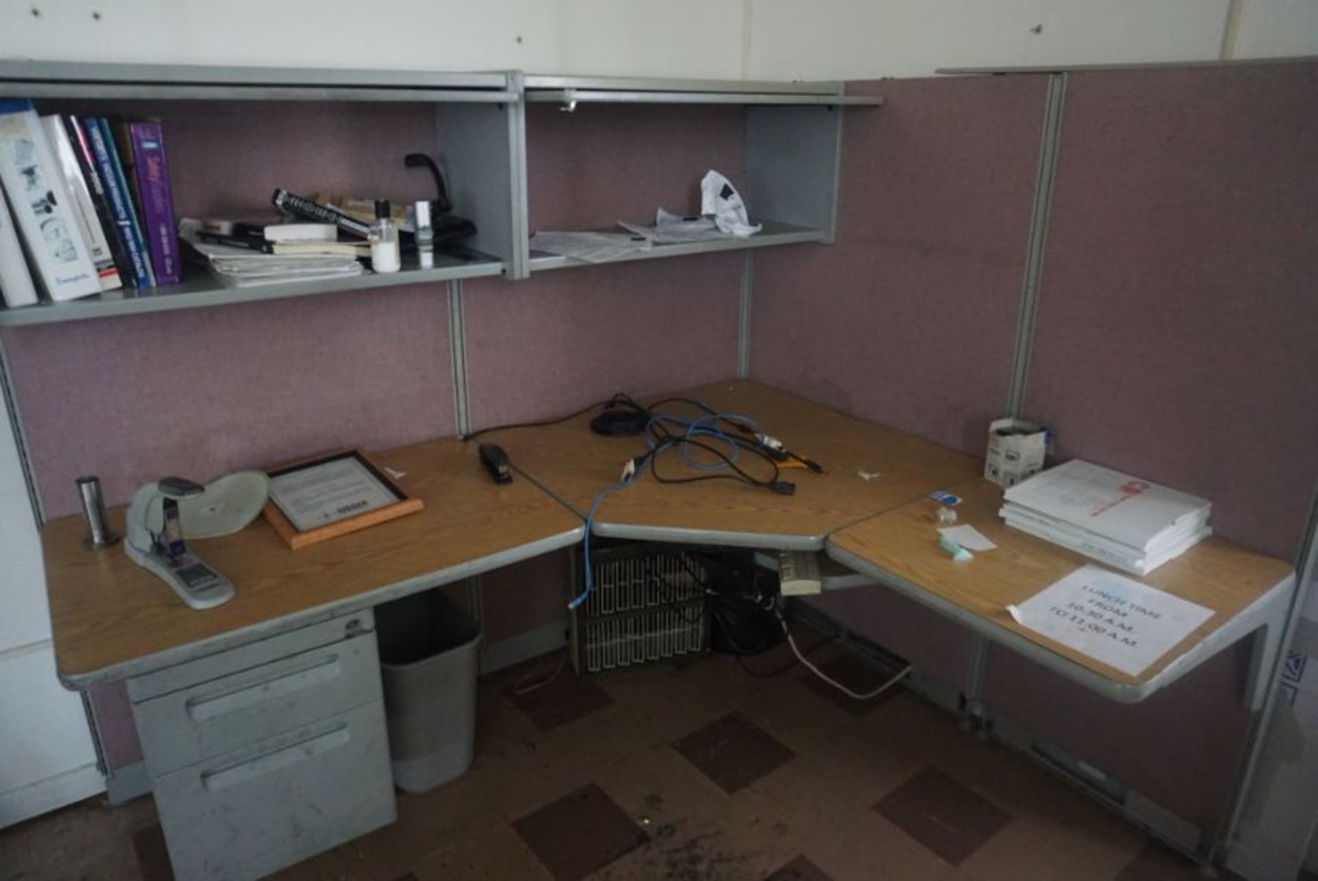 Office Desk and File Cabinets - Image 3 of 3