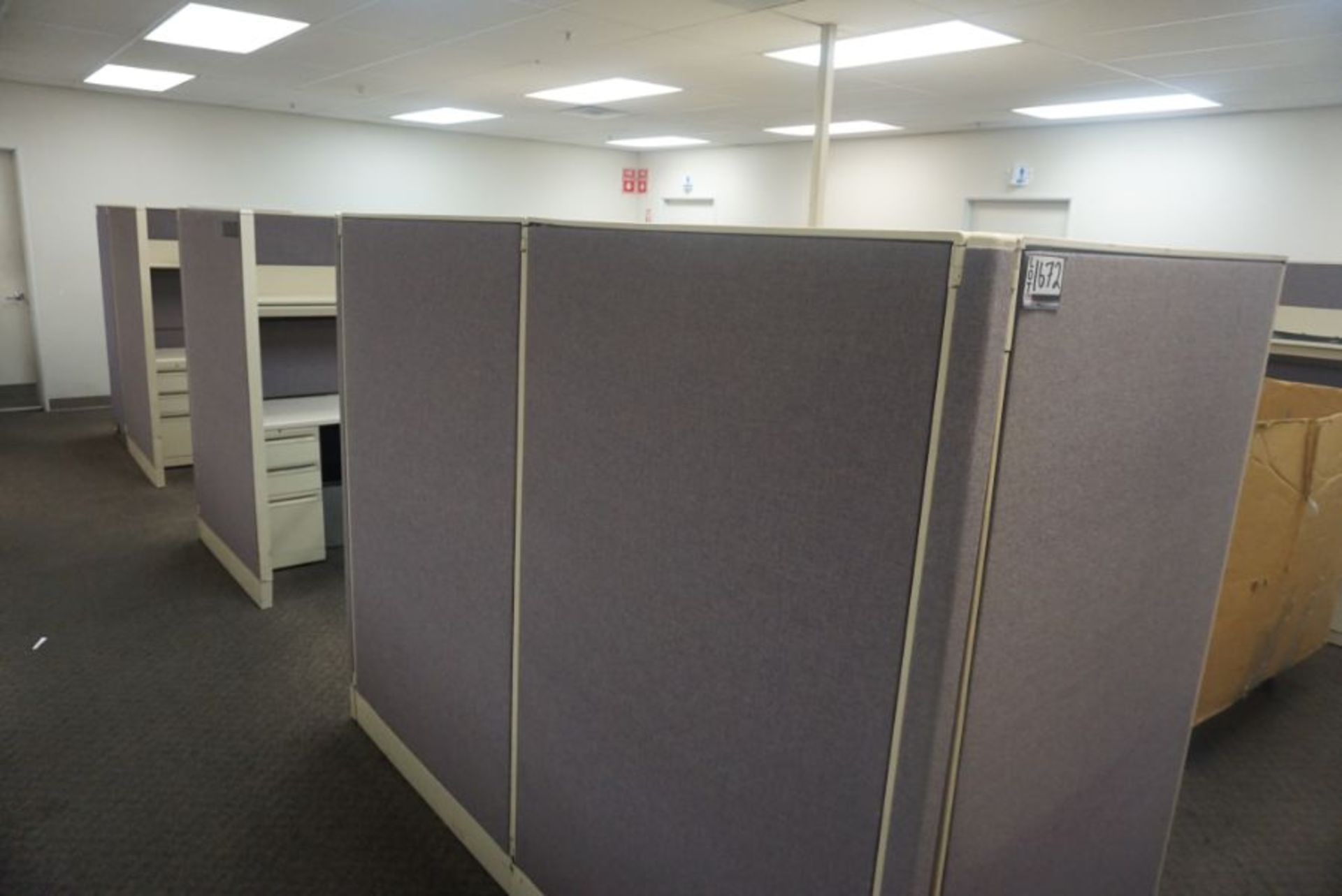 8 Work Station Office Cubicles - Image 6 of 6