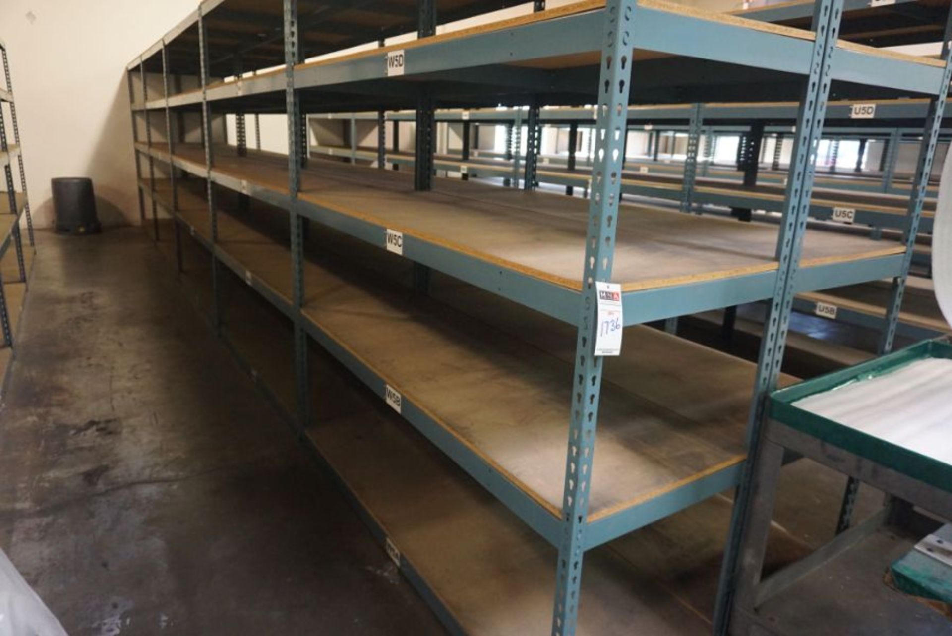 72 x 24 Lightweight Racking 10 Sections