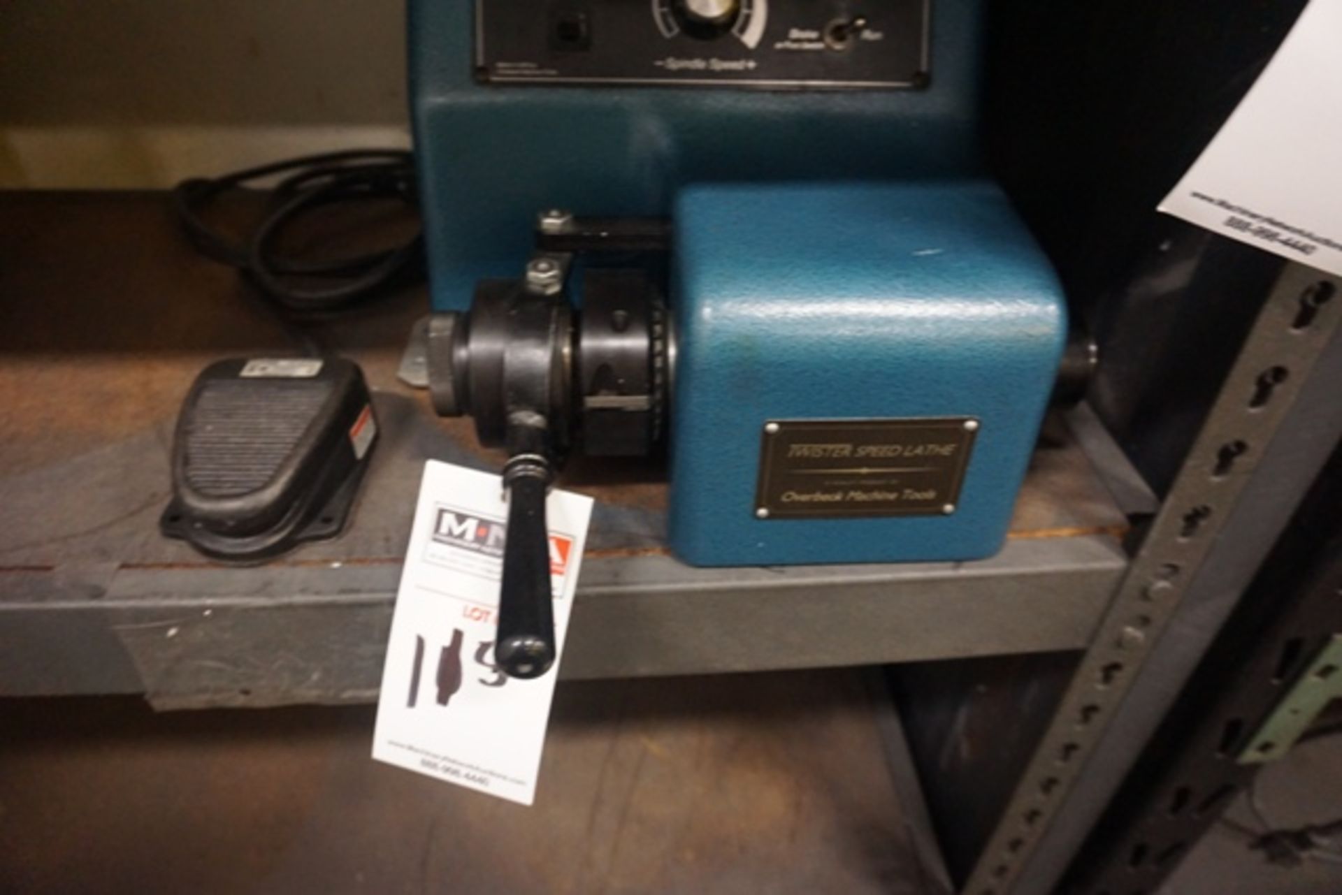 Overbeck Machine LT-1B Twister Speed Lathe, 5C Collet Bench Top Lathe