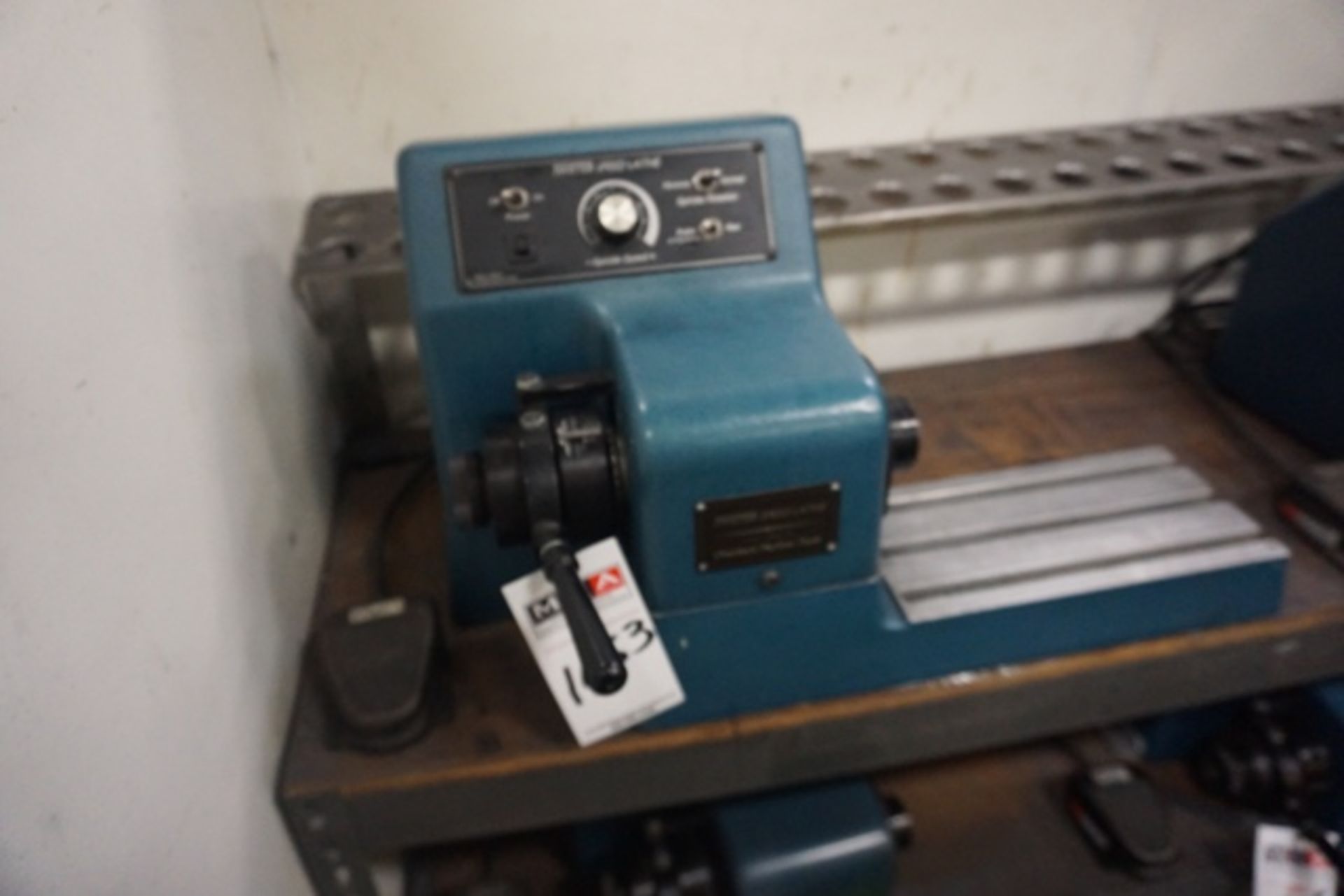 Overbeck Machine LT-1B Twister Speed Lathe, 5C Collet Bench Top Lathe - Image 3 of 7