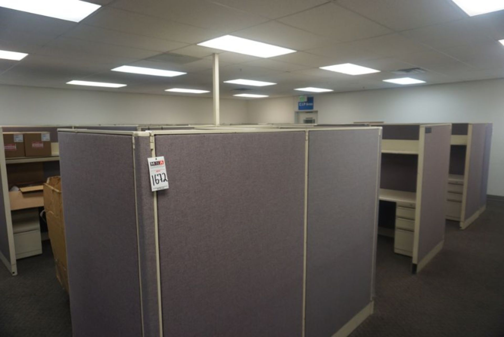 8 Work Station Office Cubicles - Image 5 of 6