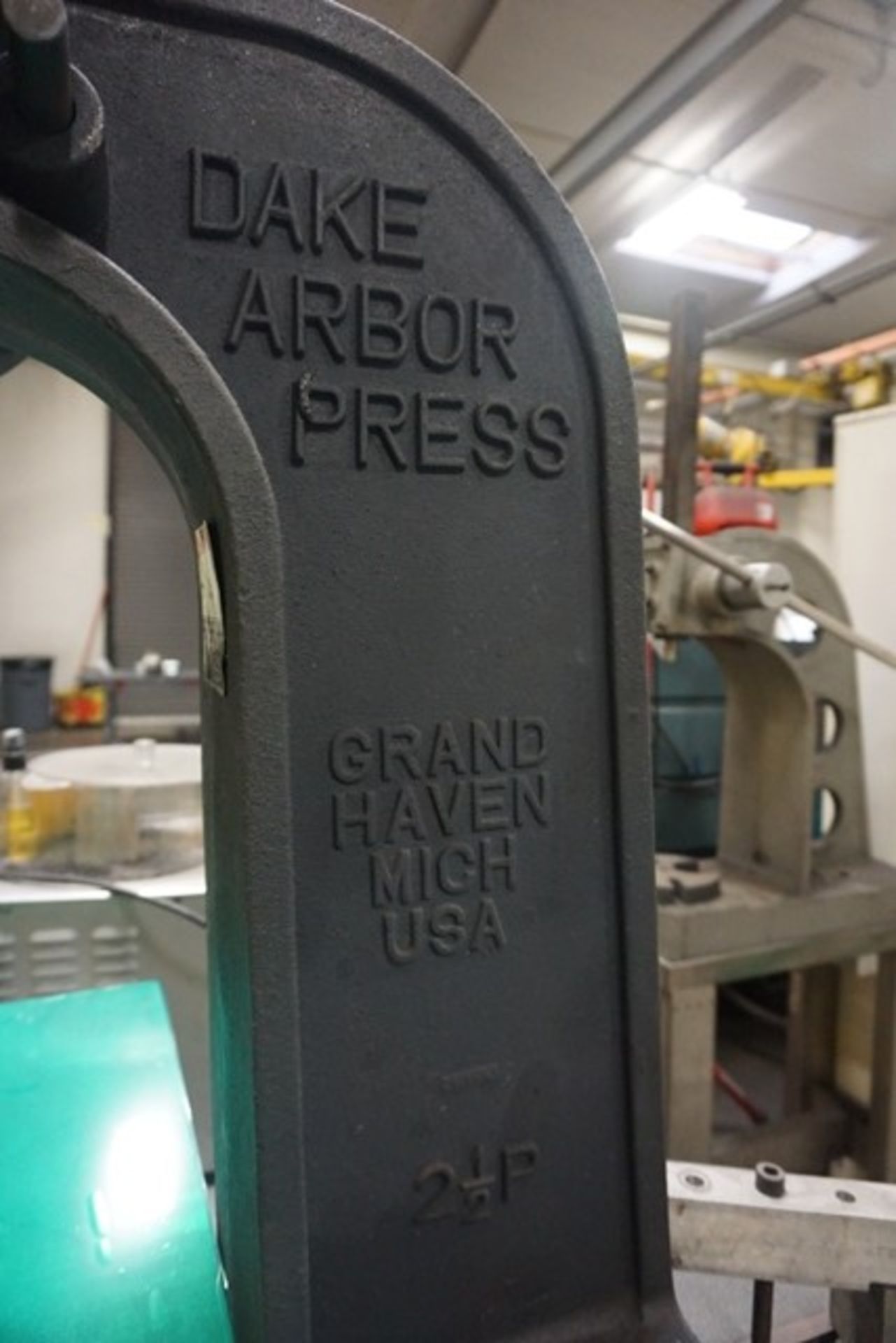 Dake 2 1/2 P Arbor Press - Image 3 of 5