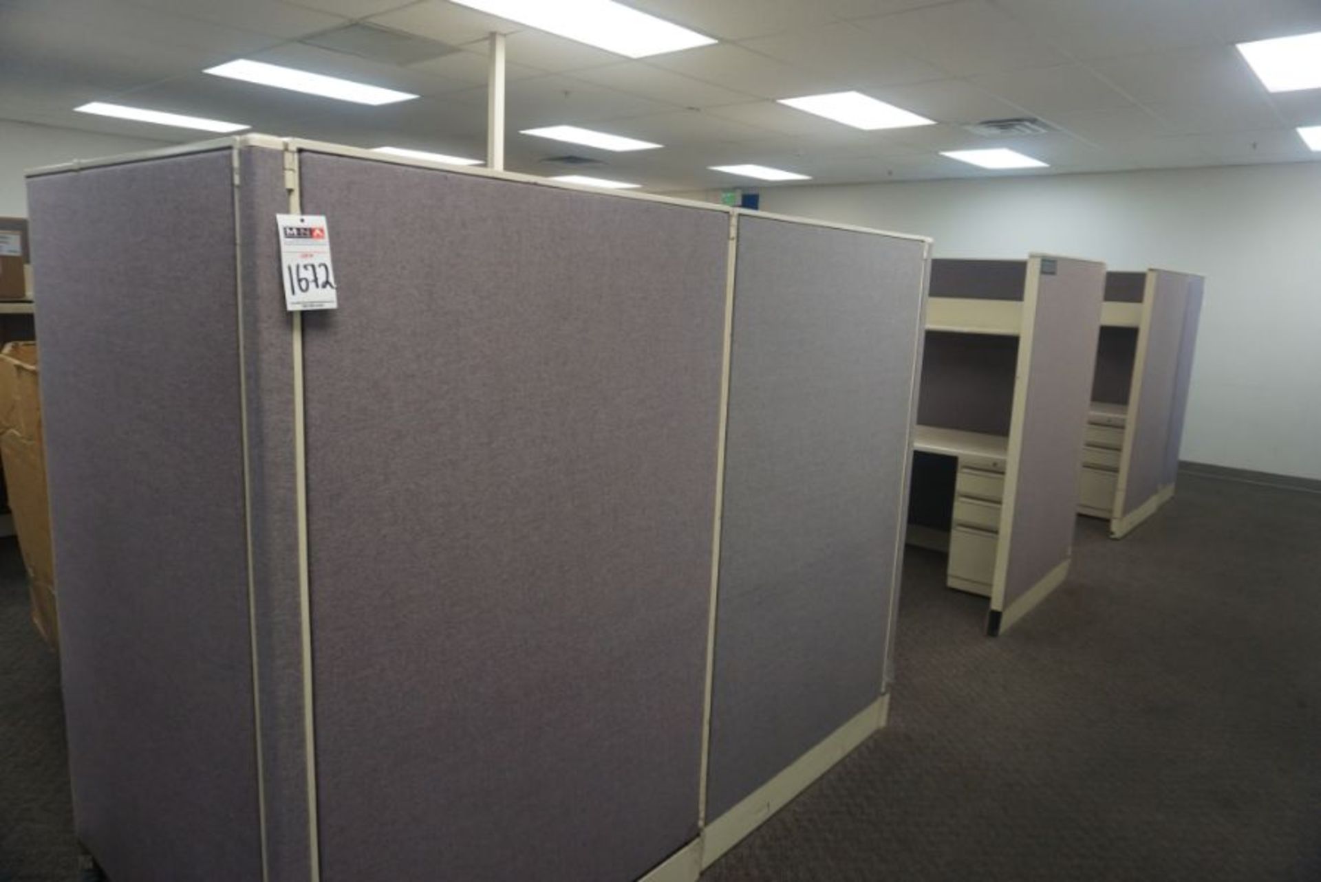 8 Work Station Office Cubicles - Image 4 of 6