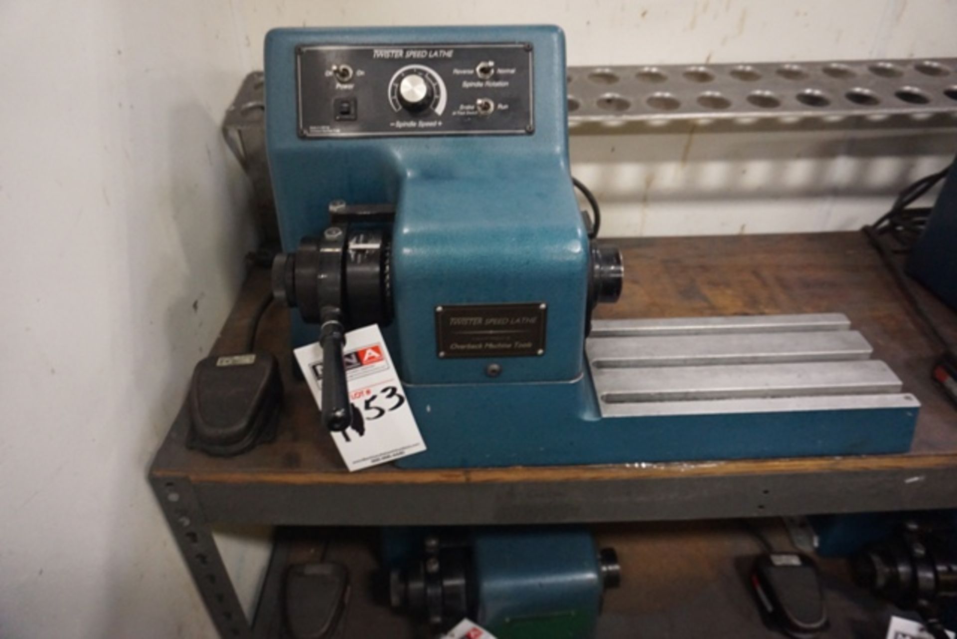 Overbeck Machine LT-1B Twister Speed Lathe, 5C Collet Bench Top Lathe - Image 4 of 7