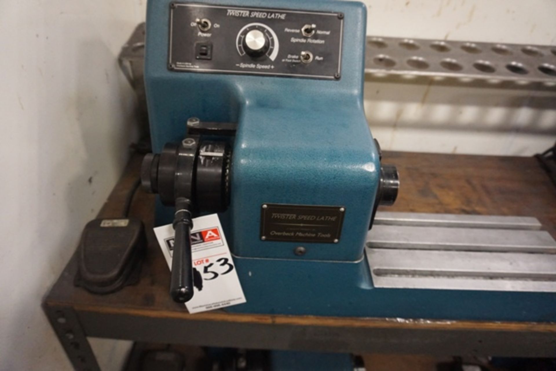 Overbeck Machine LT-1B Twister Speed Lathe, 5C Collet Bench Top Lathe - Image 5 of 7