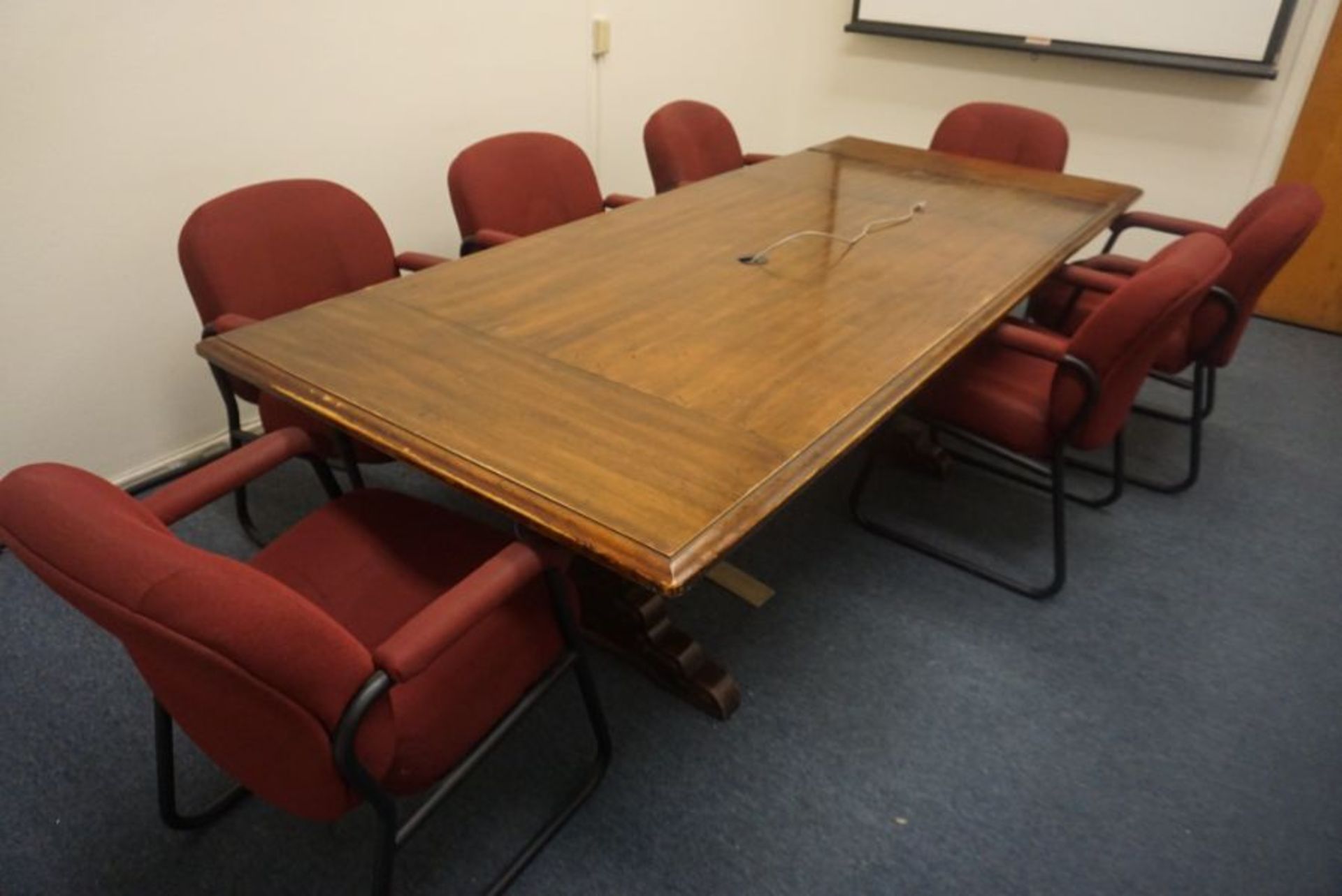 Conference Desk and Chairs - Image 2 of 3