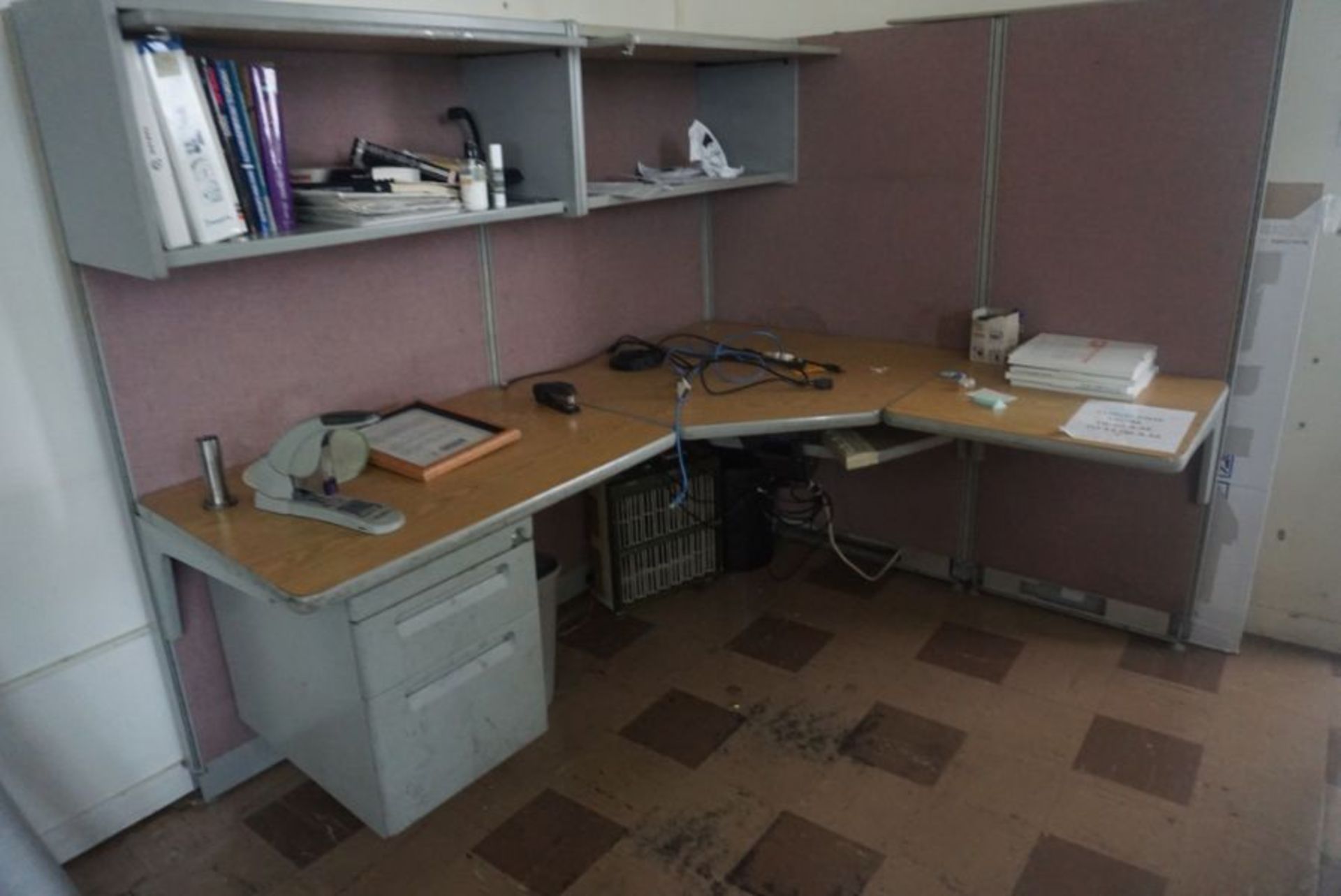 Office Desk and File Cabinets - Image 2 of 3