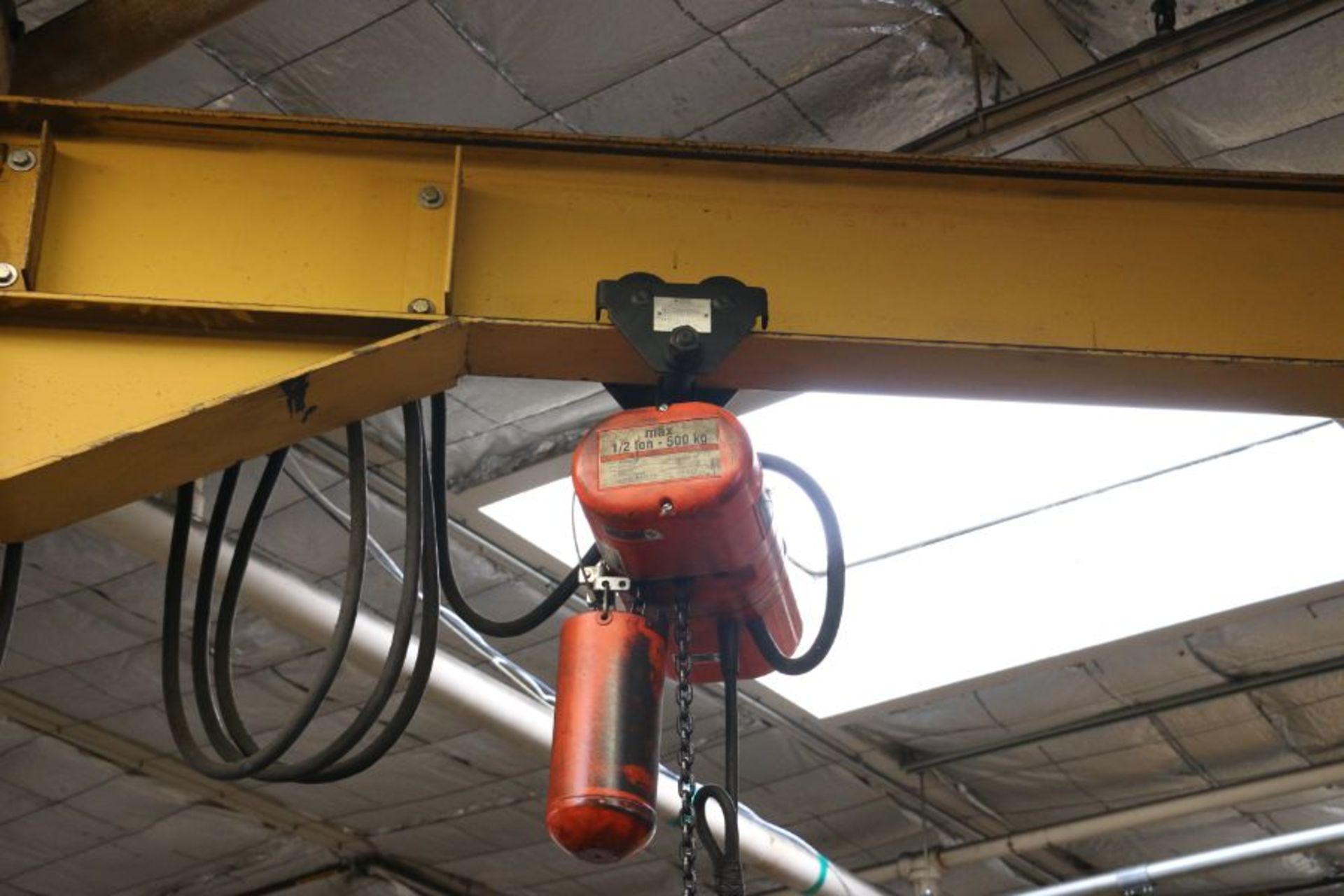 1/2 Ton Jib Crane with 1/2 Ton CM Lodestar Hoist - Image 4 of 4