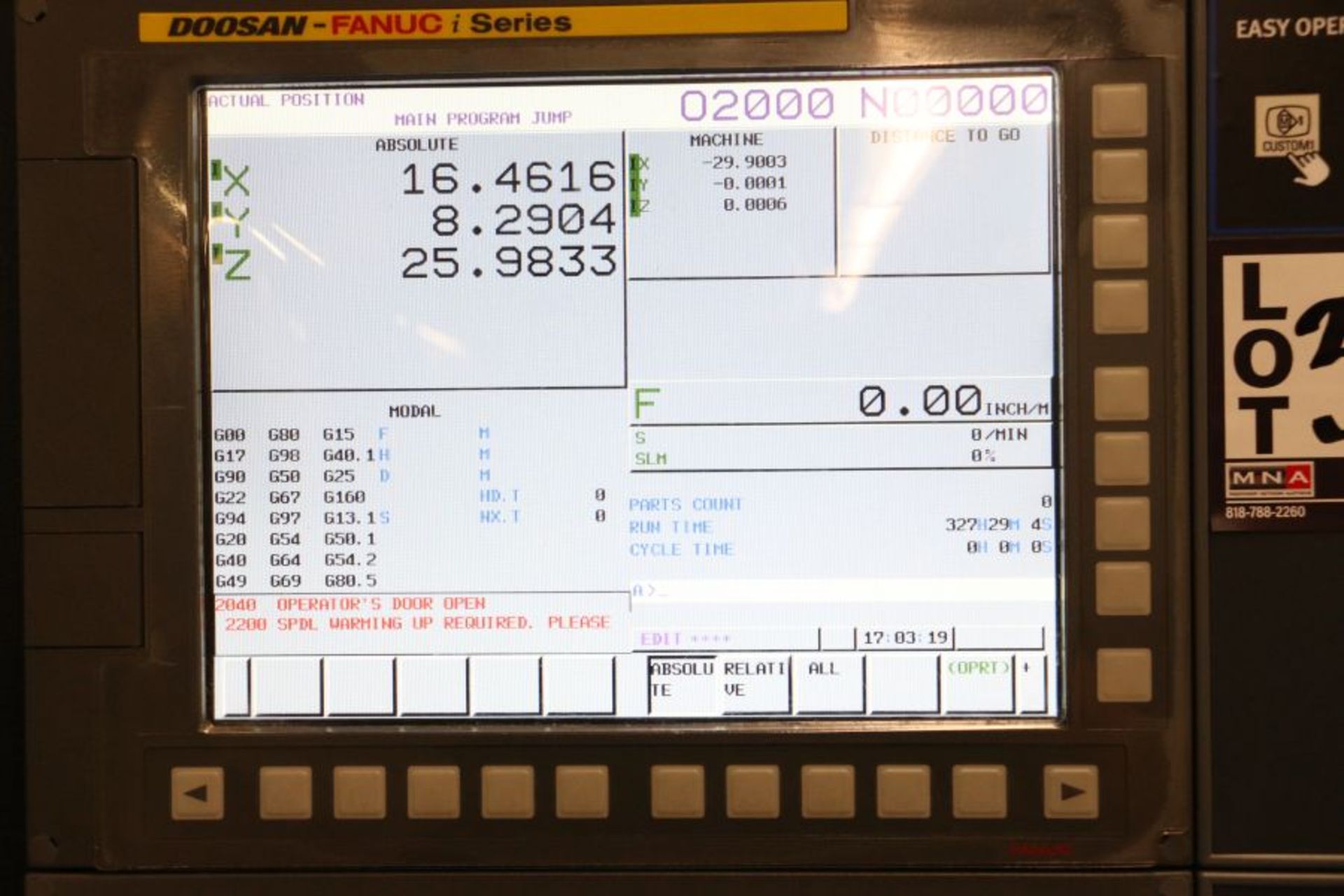 Doosan DNM 6700, Doosan-i control, 51”x26”x24.6”, 12K RPM, CT40, 30 ATC, CTS, New 2017 - Image 12 of 12