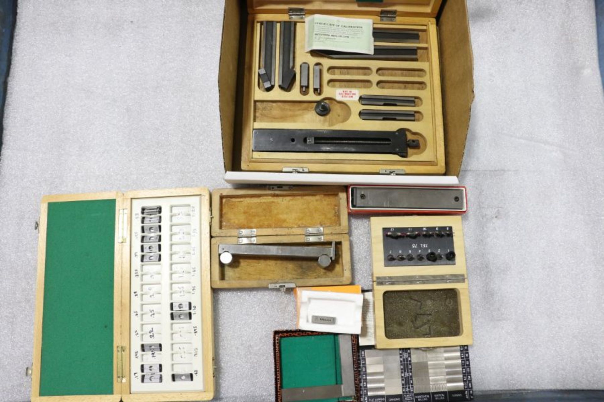 Assorted Inspection Equipment, Sine Bars, Gage Blocks, Thread Measuring Wire Sets, Square, and - Image 2 of 4