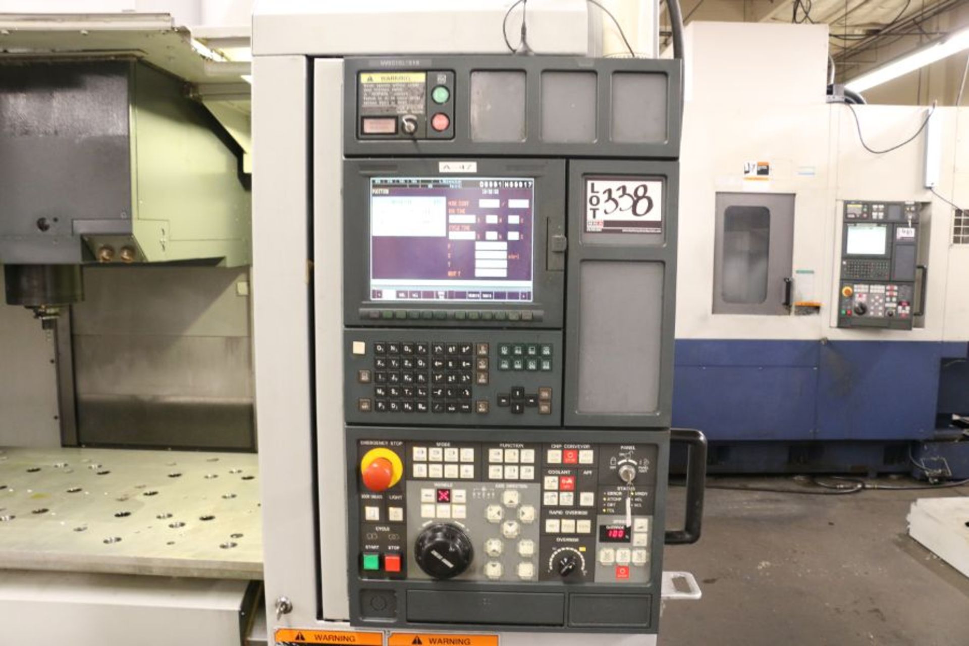 Mori-Seiki NV5000B/40, MSG-501 Control, 40” x 20” x 20”, 14K RPM, 30 ATC, CTS, 30HP, New 2003 - Image 10 of 13