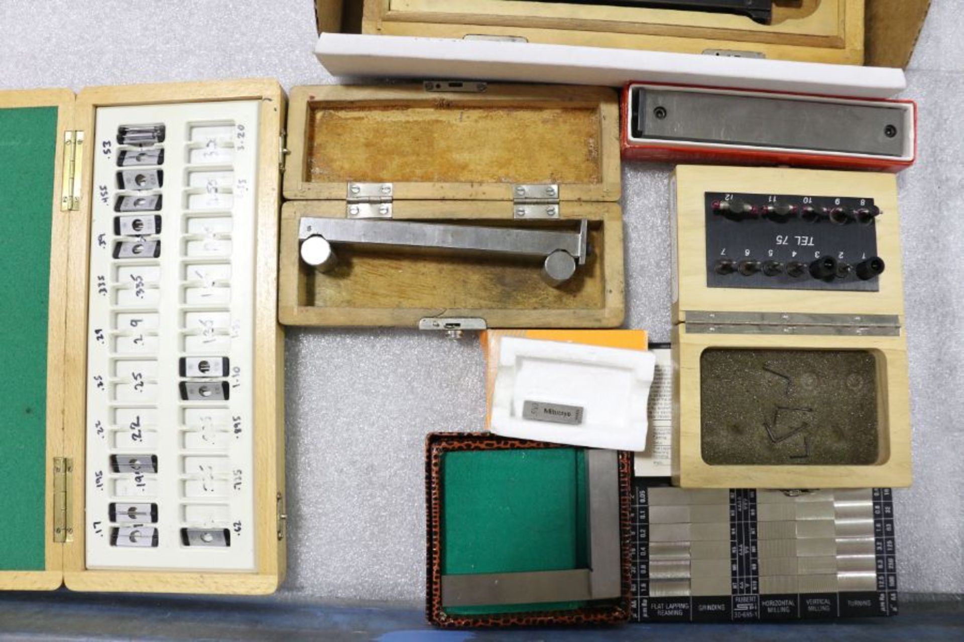 Assorted Inspection Equipment, Sine Bars, Gage Blocks, Thread Measuring Wire Sets, Square, and - Image 4 of 4