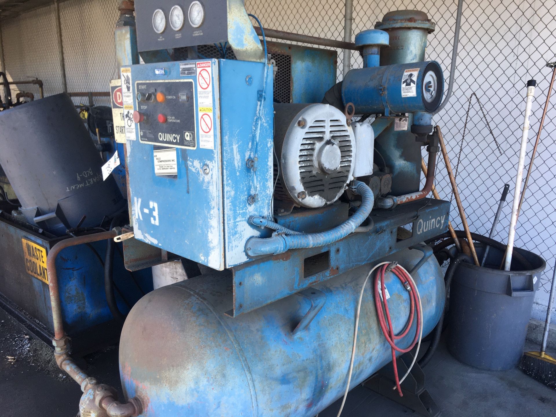 Quincy QST50 50 HP Air Compressor, s/n 90521H *Late Delivery*