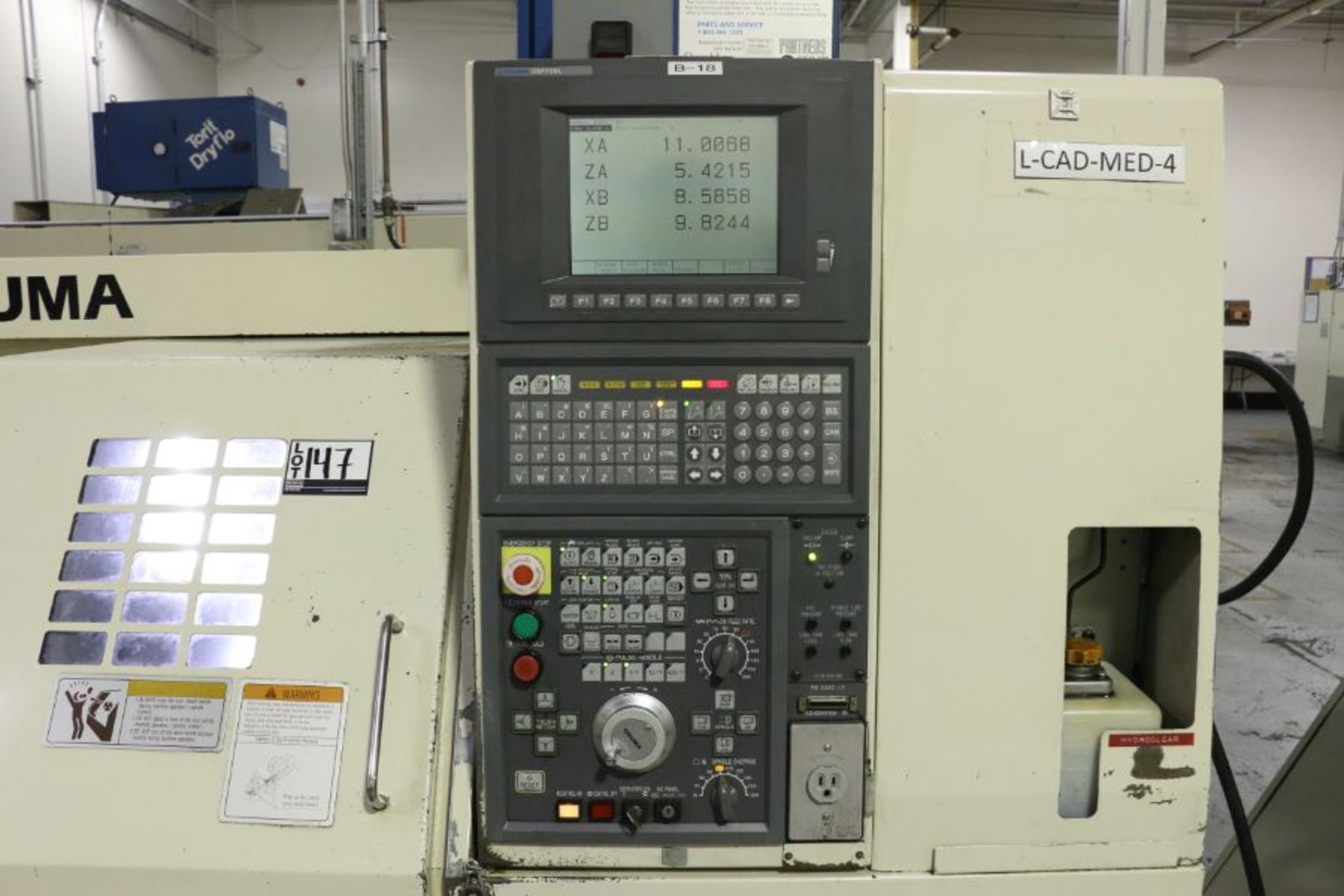 Okuma LCC15-25 4-Axis, OSP-7000L Control, 8 Position Upper & 8 Position Lower Turrets, 8" - Image 12 of 15