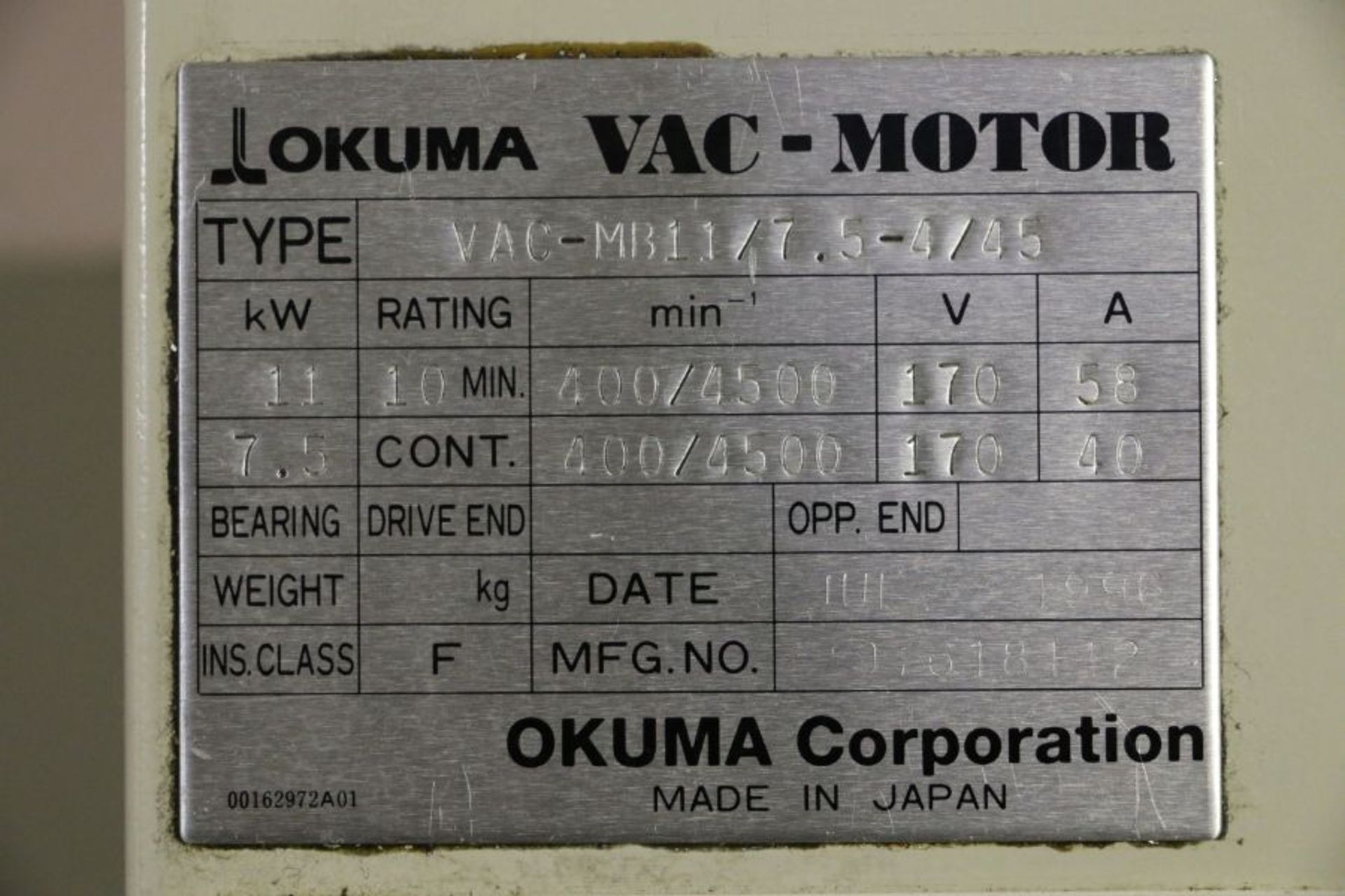 Okuma LCC15-25 4-Axis, OSP-7000L Control, 8 Position Upper & 8 Position Lower Turrets, 8" - Image 14 of 15