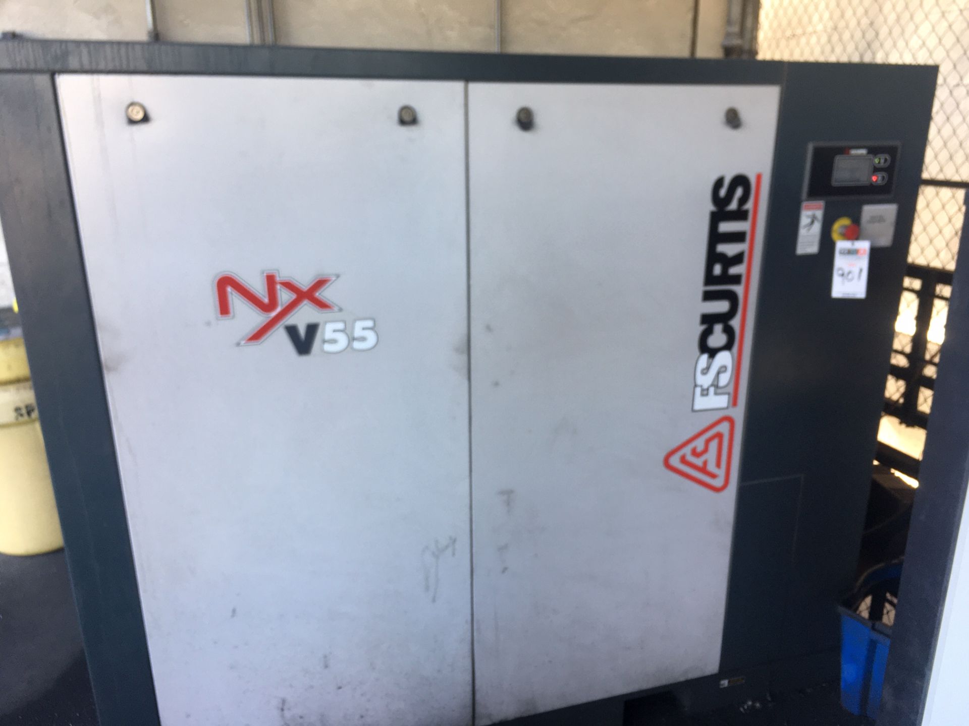 FS Curtis NX V55, 75 HP Rotary Screw Air Compressor, s/n NV55E17021 *Late Delivery* - Image 3 of 5