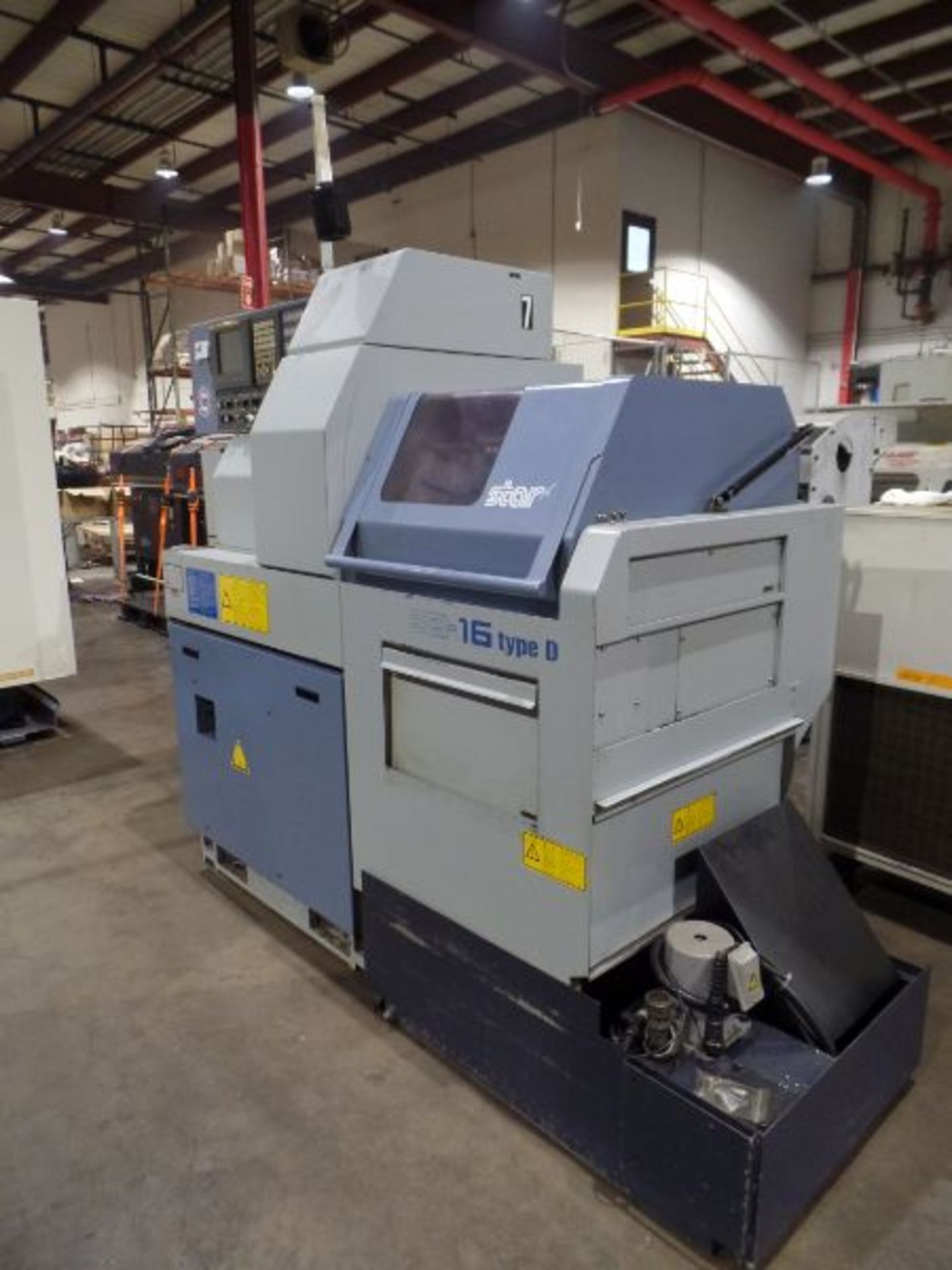 Star SB-16 Type-D CNC Swiss Type Automatic Lathe, Fanuc 18i-TB Control, s/n 0485, New 2007 - Image 2 of 8