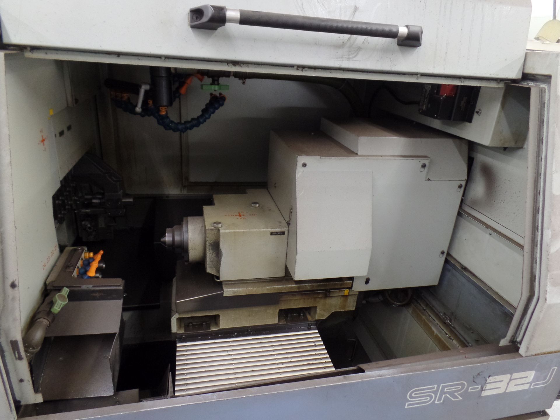 Star SR-32J CNC Swiss Type Automatic Lathe, Fanuc 18i-TB Ctrl., New 2007 - Image 4 of 7