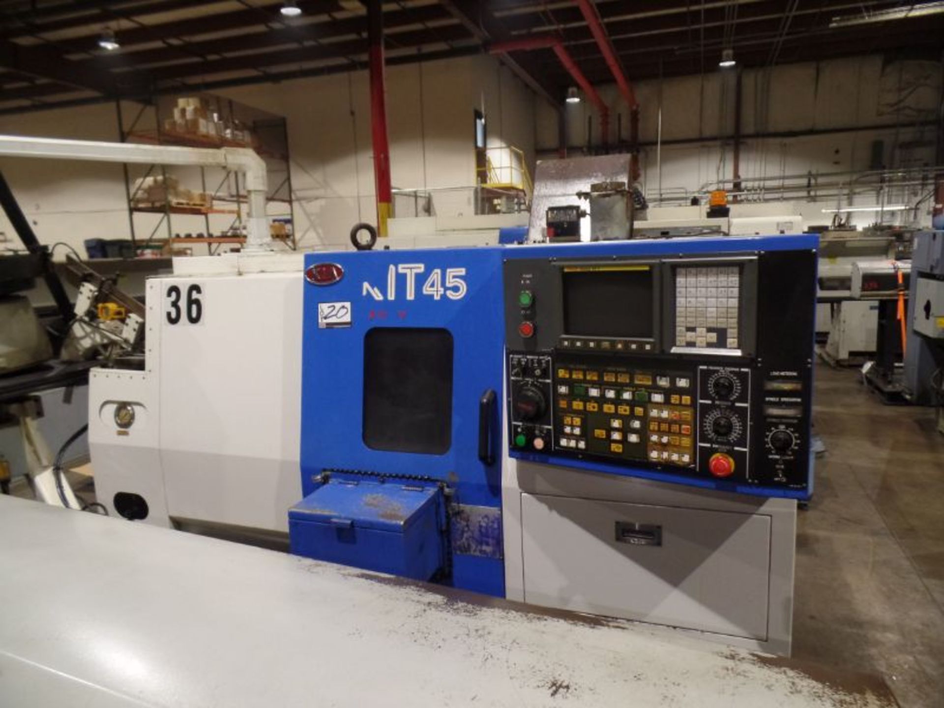 Kia 450 CNC Turning Center Oi-T Control, New 2003