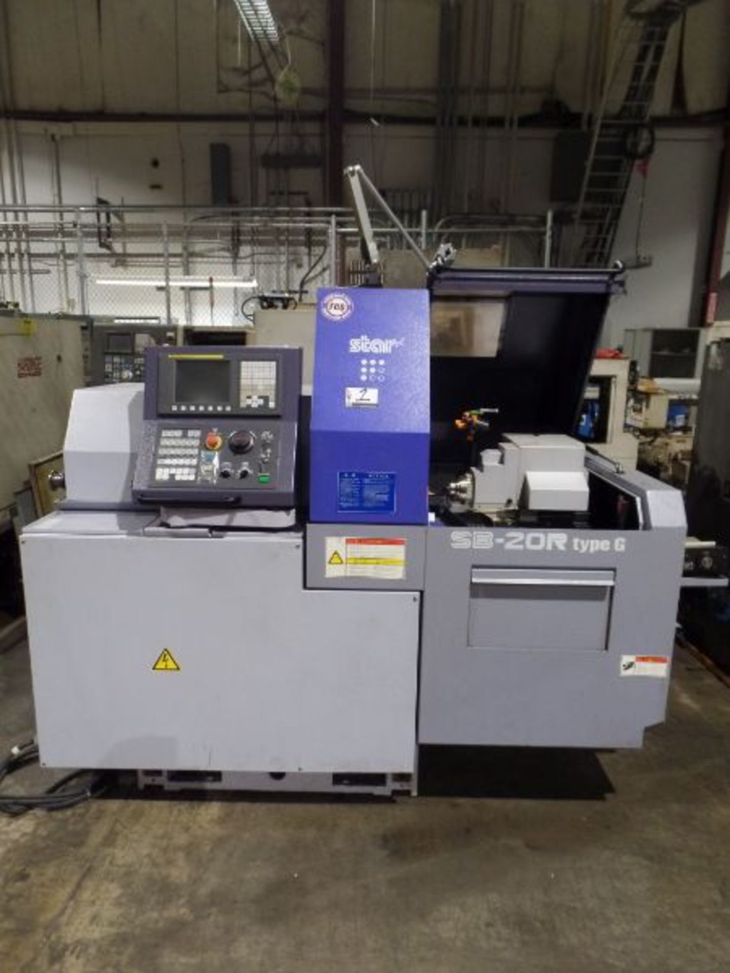 Star SB-20R Type G CNC Swiss Type Automatic Lathe, Fanuc Oi-D Ctrl., New 2014 - Image 2 of 9