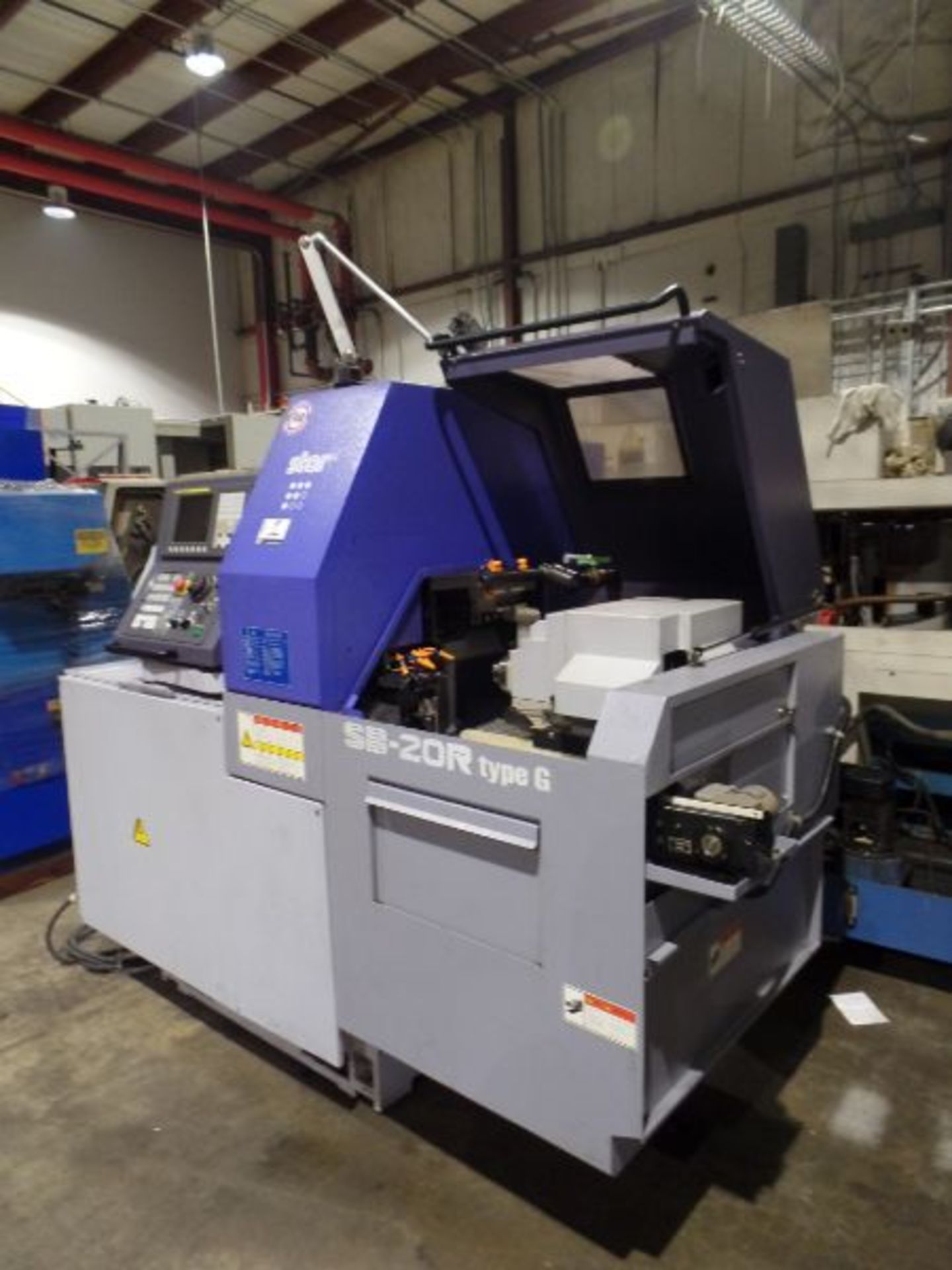 Star SB-20R Type G CNC Swiss Type Automatic Lathe, Fanuc Oi-D Ctrl., New 2014 - Image 4 of 9